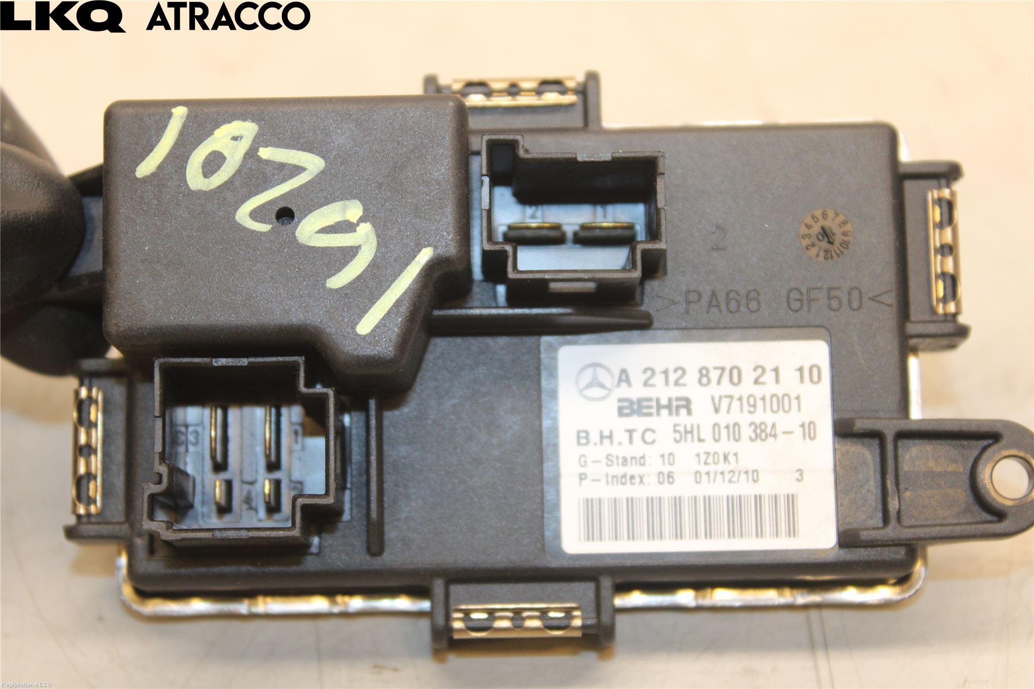 Mercedes-Benz MB E-KLASS (W212) 09-16 Varmeapparat Viftemotstand