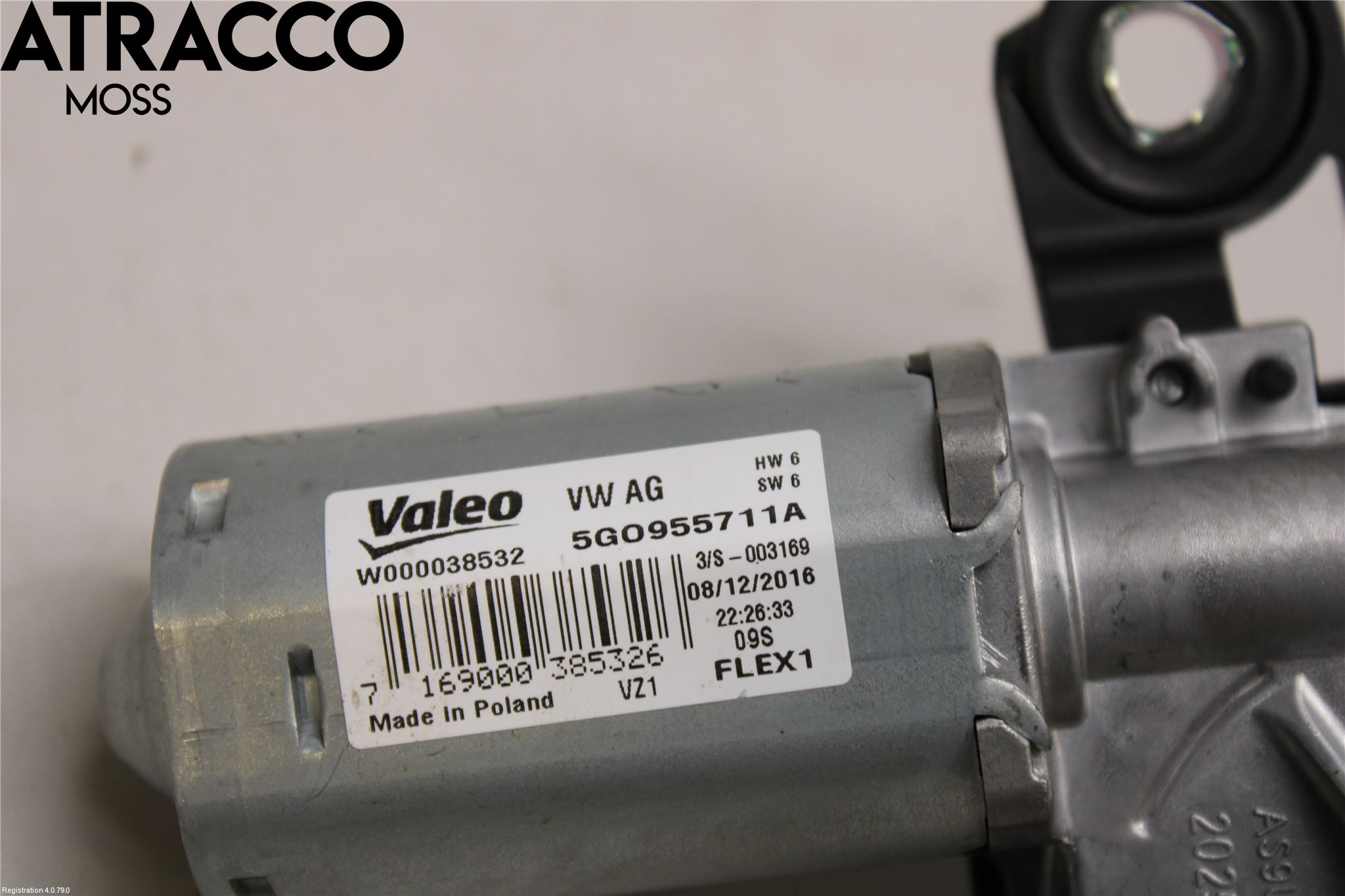 Volkswagen VW PASSAT 15-19 Viskermotor Bakluke