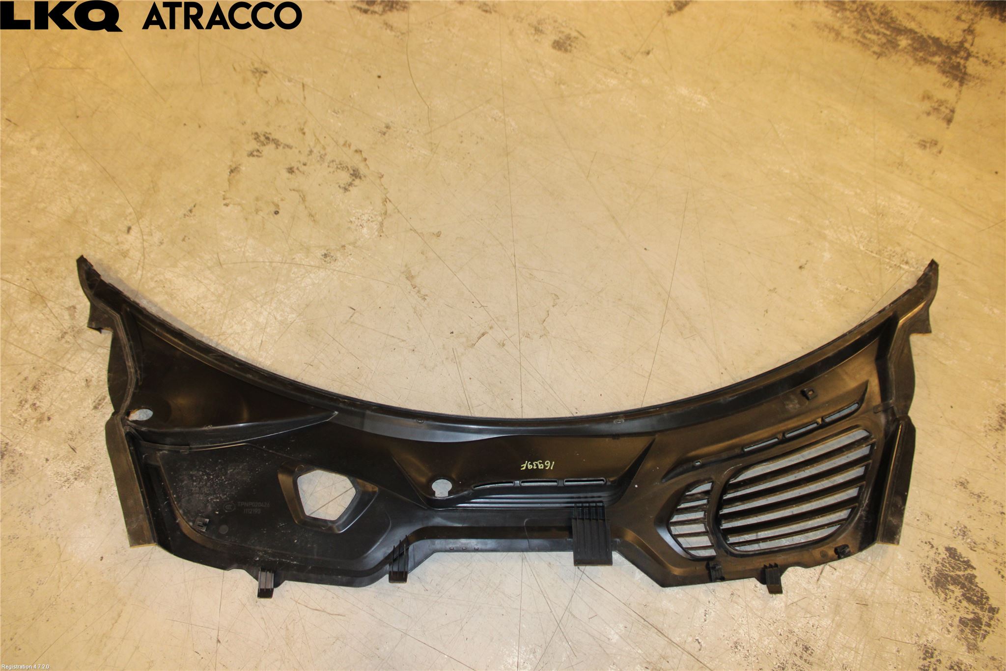 Porsche TAYCAN 20- Visker Deksel-Grill-Under Frr