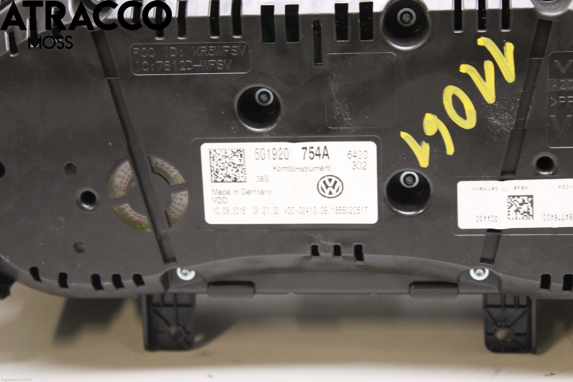 Volkswagen VW GOLF / E-GOLF VII 13-20 Instr Kombinert