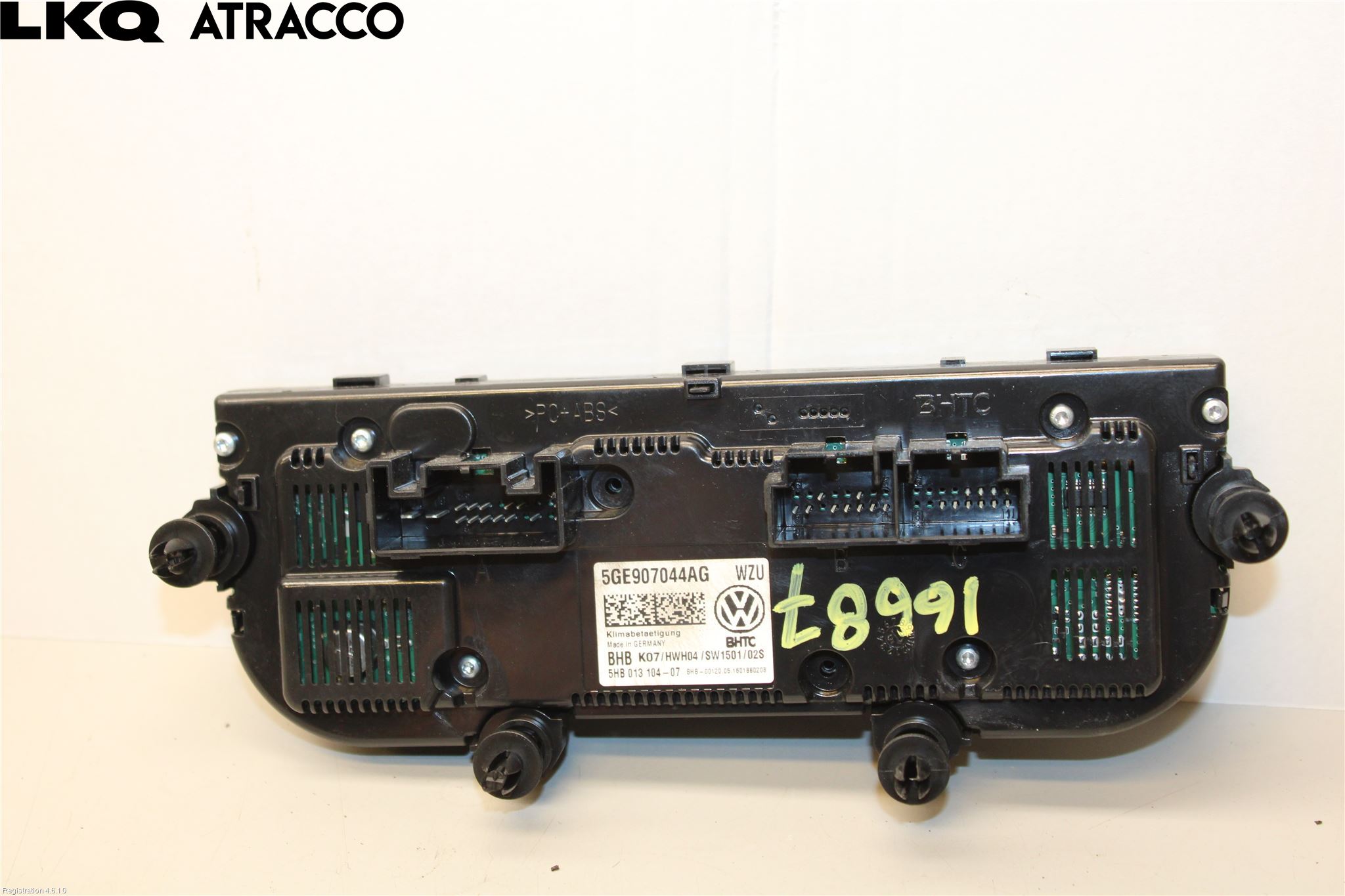 Volkswagen VW GOLF / E-GOLF VII 13-20 Varme Ac Betjening-Display