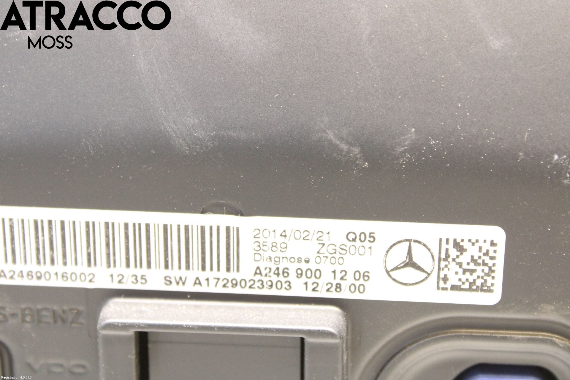 Mercedes-Benz MB A-KLASS (W176) 13-18 Multifunktionsdisplay