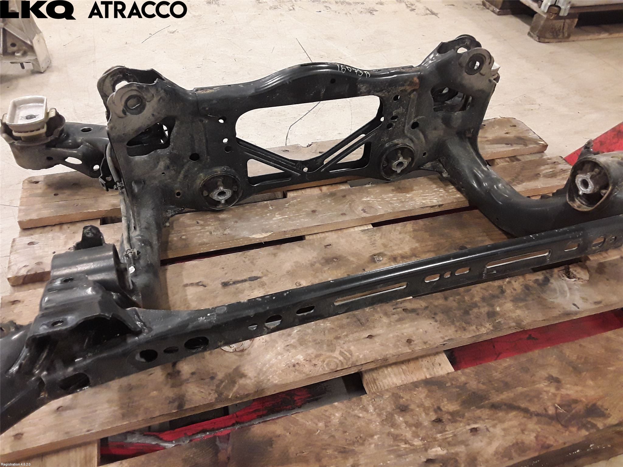 Audi E-TRON, S GE 19- Bakaksel Feste Travers-Ramme