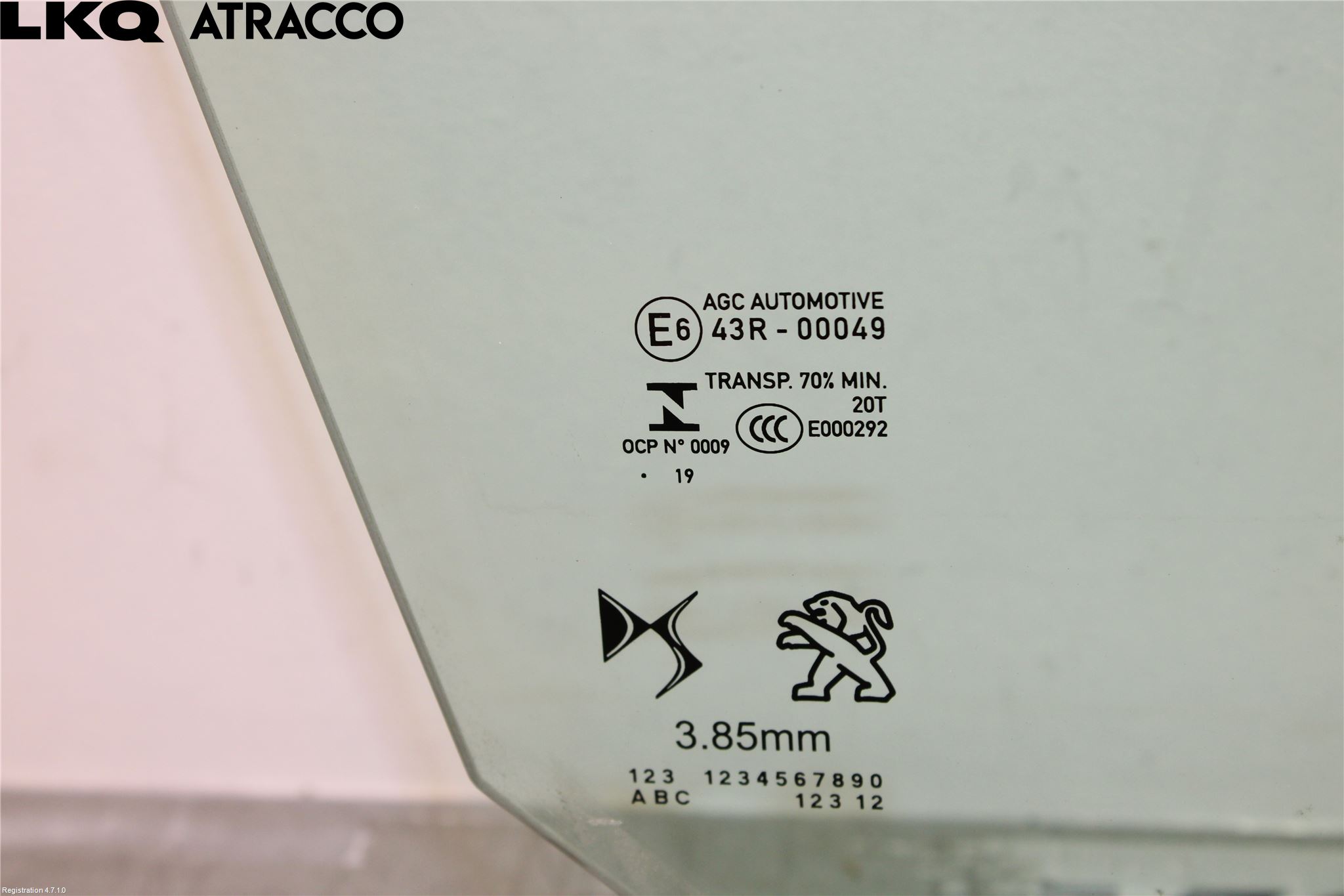 Citroen DS 3 CROSSBACK 20-23 Dørrute Foran Høyre 4 Dørs