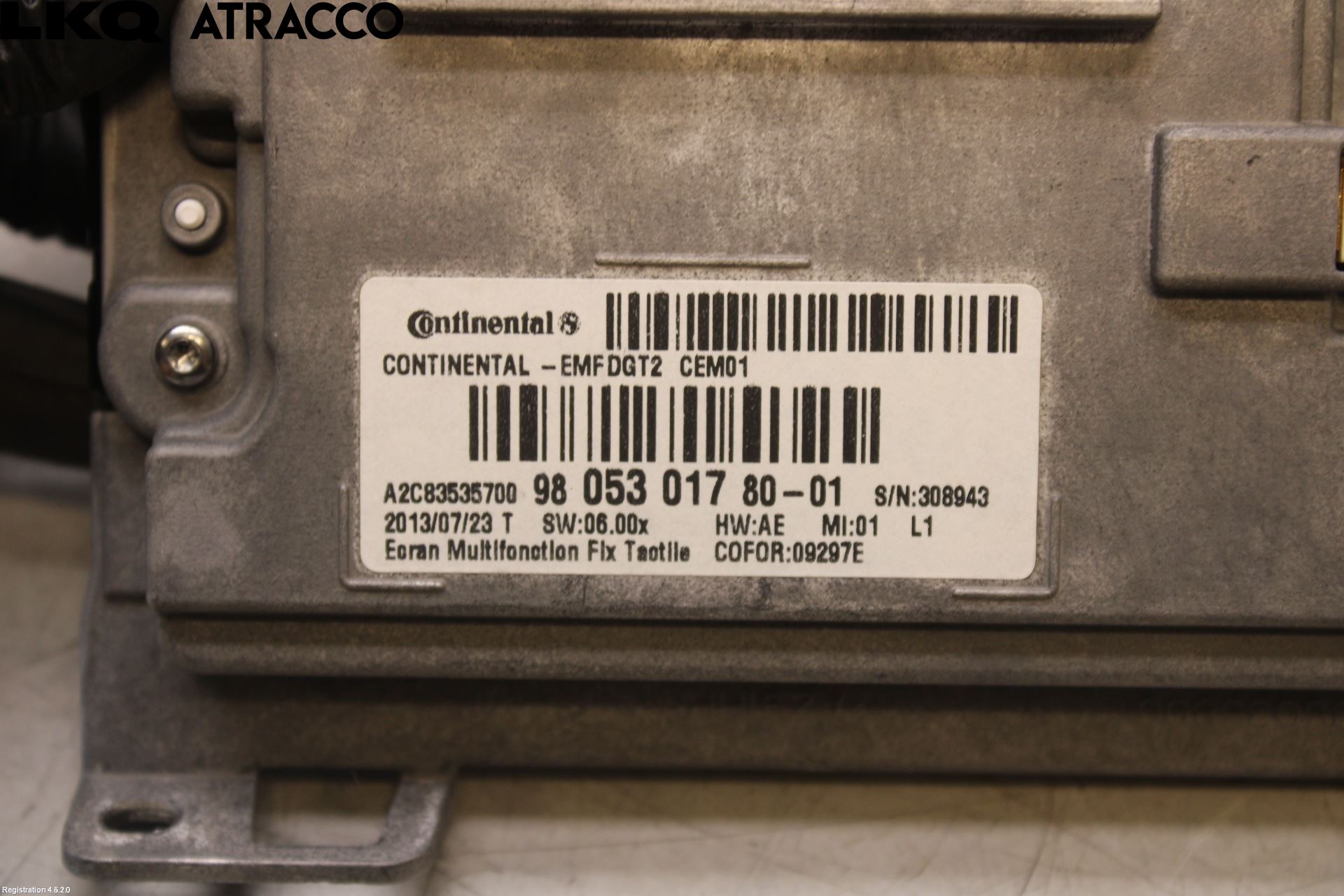 Peugeot 208 12-15 Multifunktionsdisplay