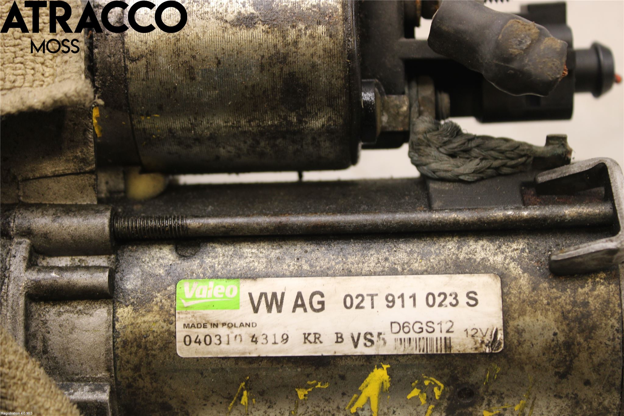 Volkswagen VW POLO 10-17 Startmotor