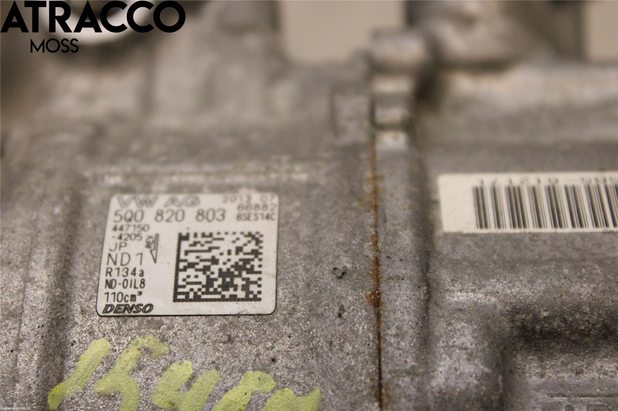 Volkswagen VW GOLF / E-GOLF VII 13-20 Varme Ac Kompressor