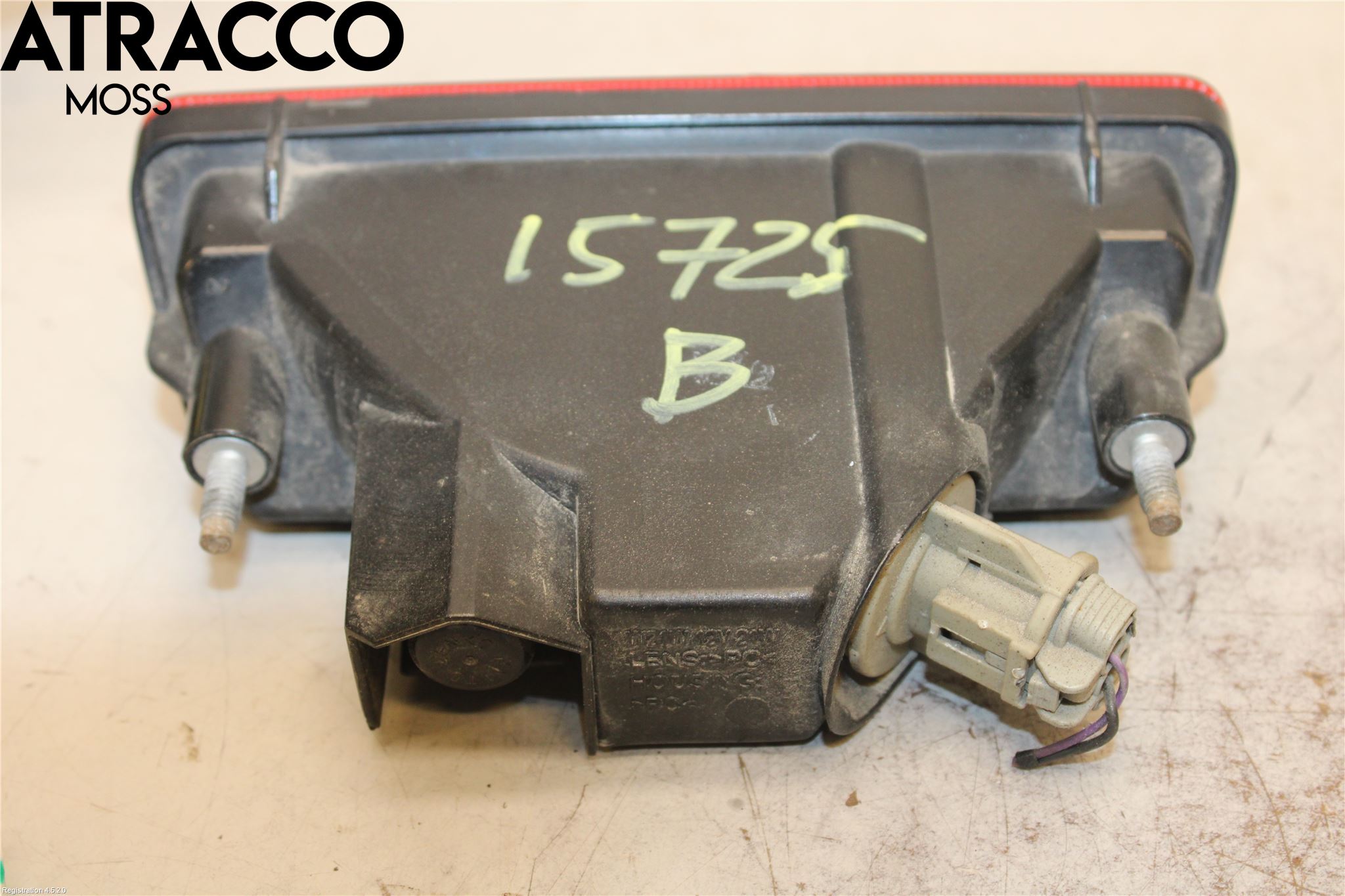 Nissan LEAF 18- Baklykt Ryggelys-Tåkelys