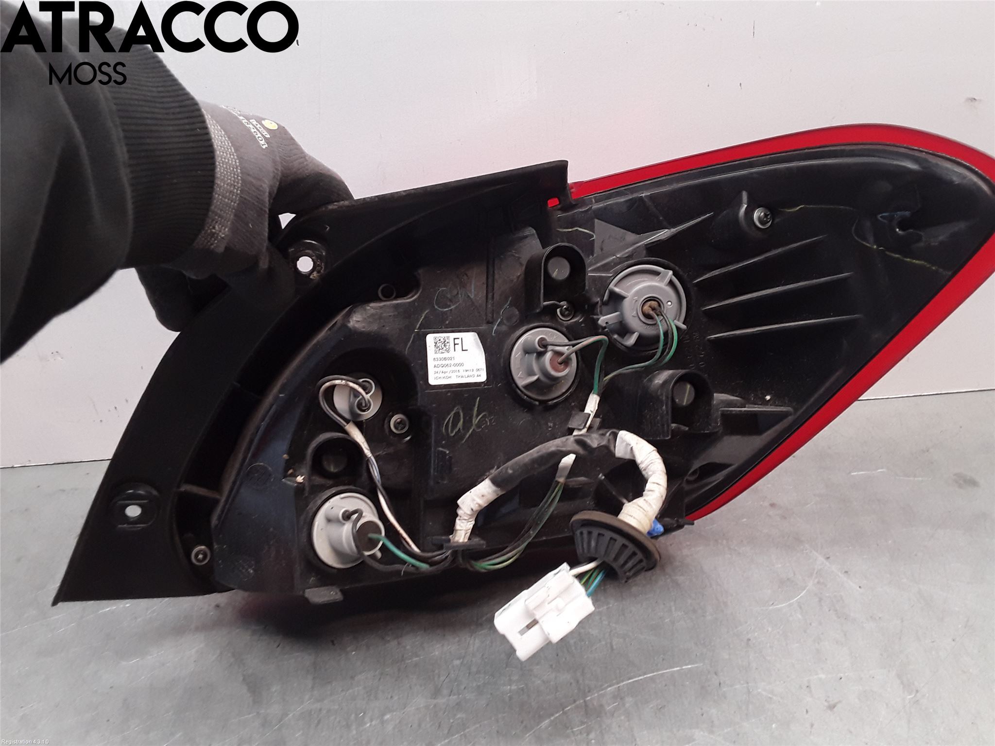 Mitsubishi SPACE STAR 13- Baklykt Venstre