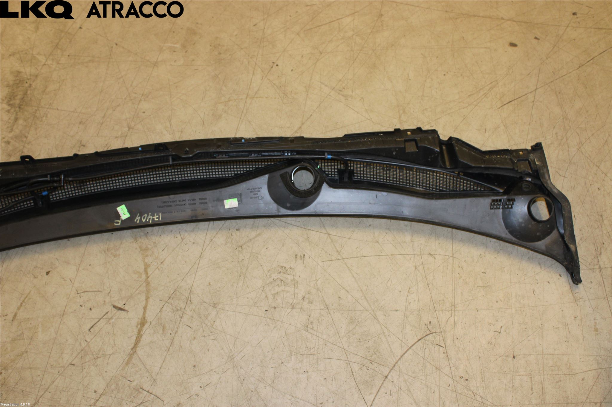 Nissan QASHQAI 14-17 Visker Deksel-Grill-Under Frr