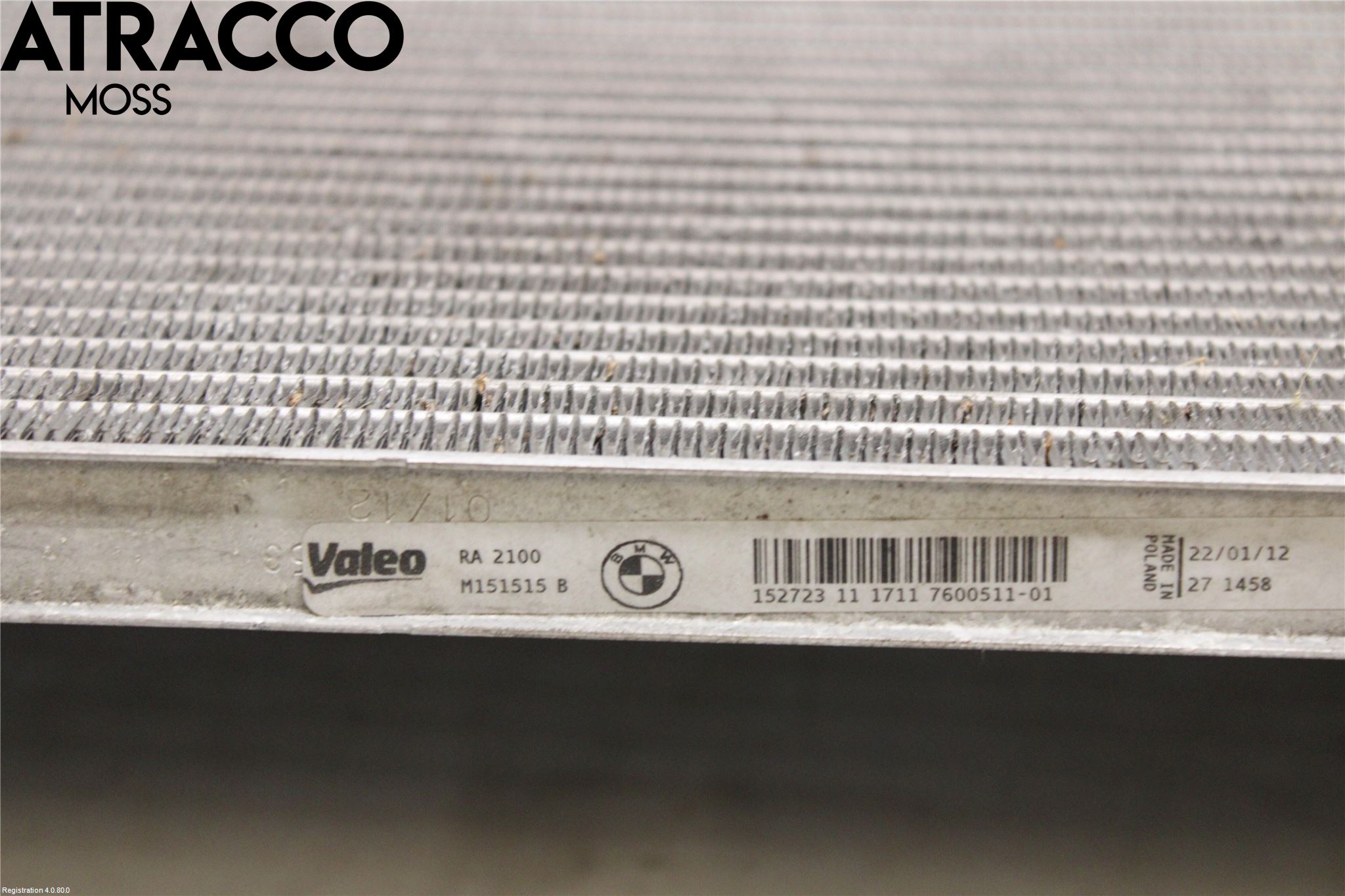 BMW 1 F20/F21 11-19 Radiator Manuell