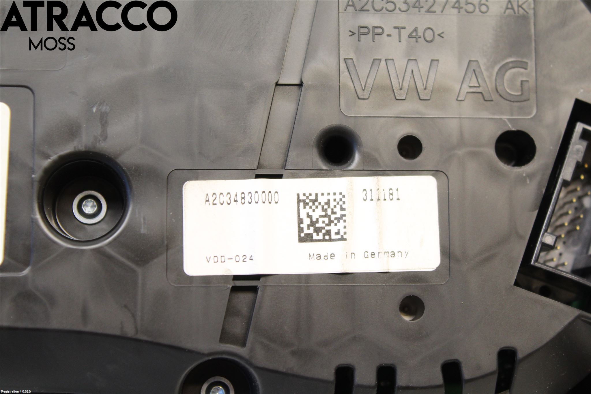 Volkswagen VW GOLF / E-GOLF VII 13-20 Instr Kombinert