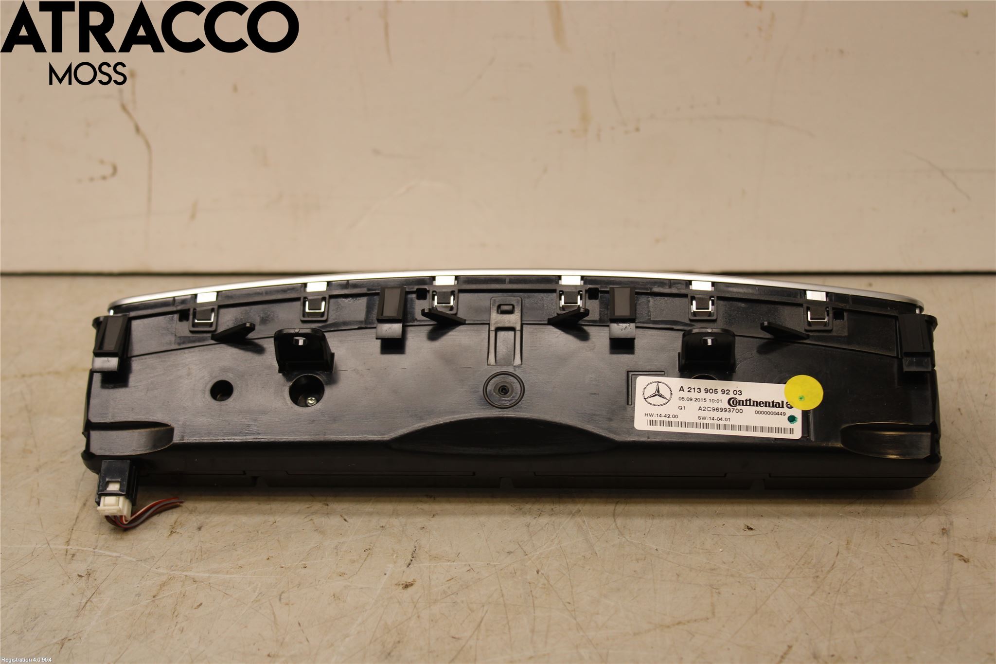 Mercedes-Benz MB E-KLASS (W213) 16-23 Varme Ac Betjening-Display