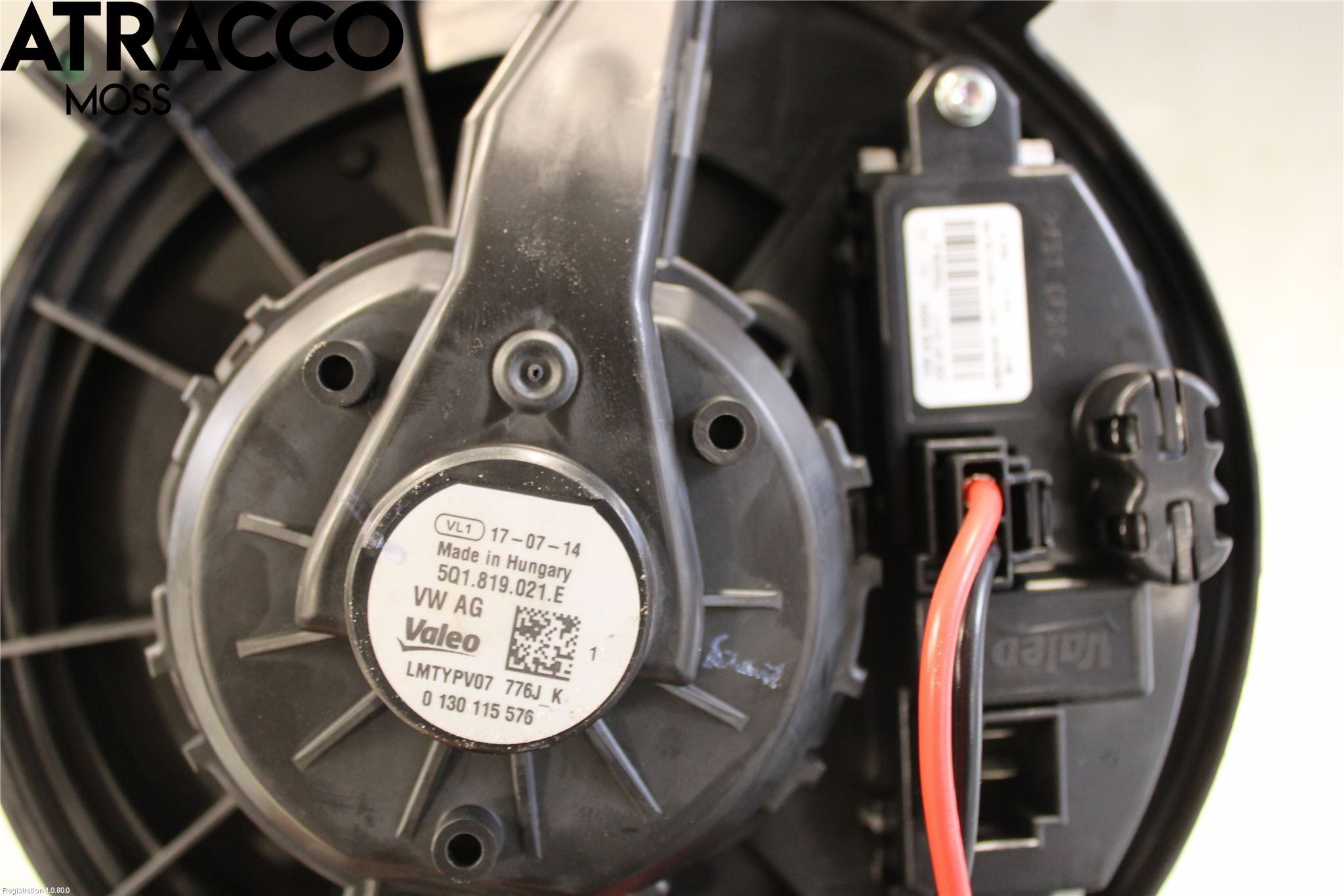 Volkswagen VW GOLF / E-GOLF VII 13-20 Varme Ac Varmeapparatvifte