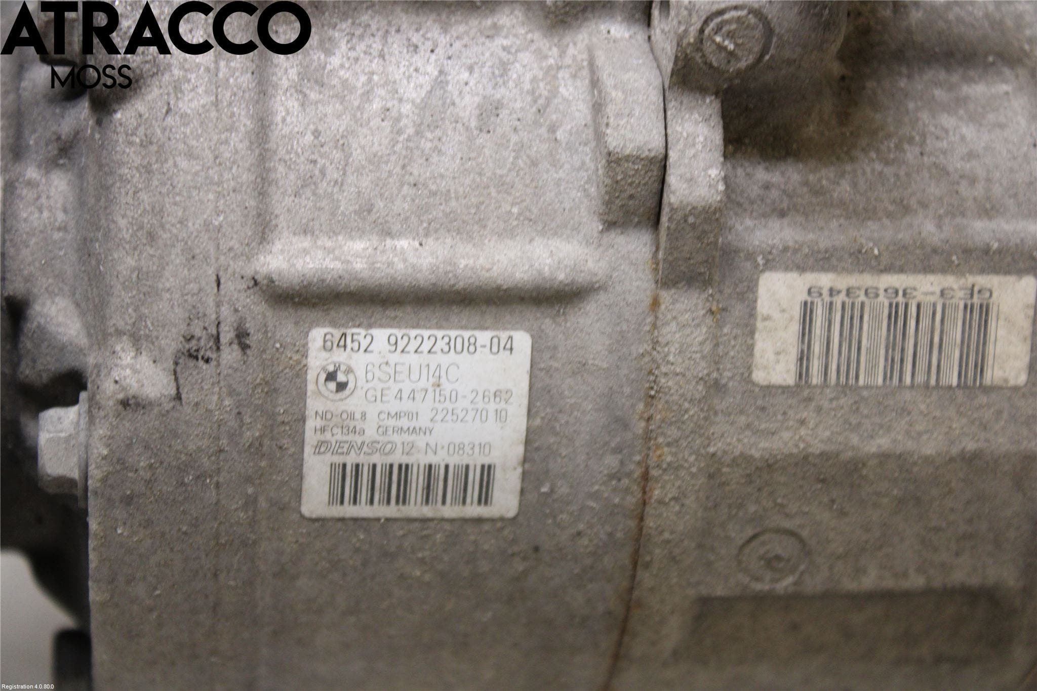 BMW 1 F20/F21 11-19 Varme Ac Kompressor