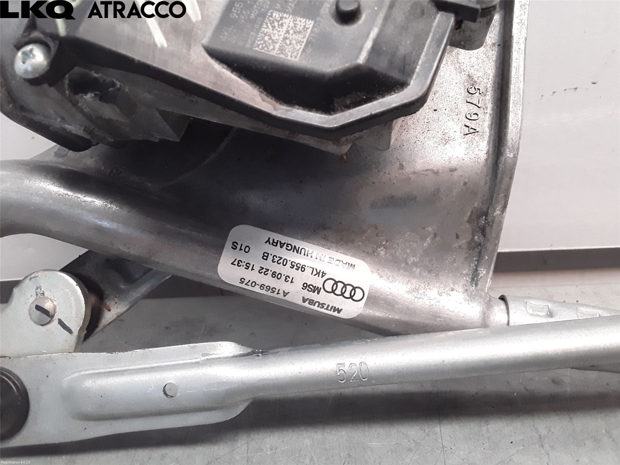 Audi E-TRON, S GE 19- Viskermotor Frontrute