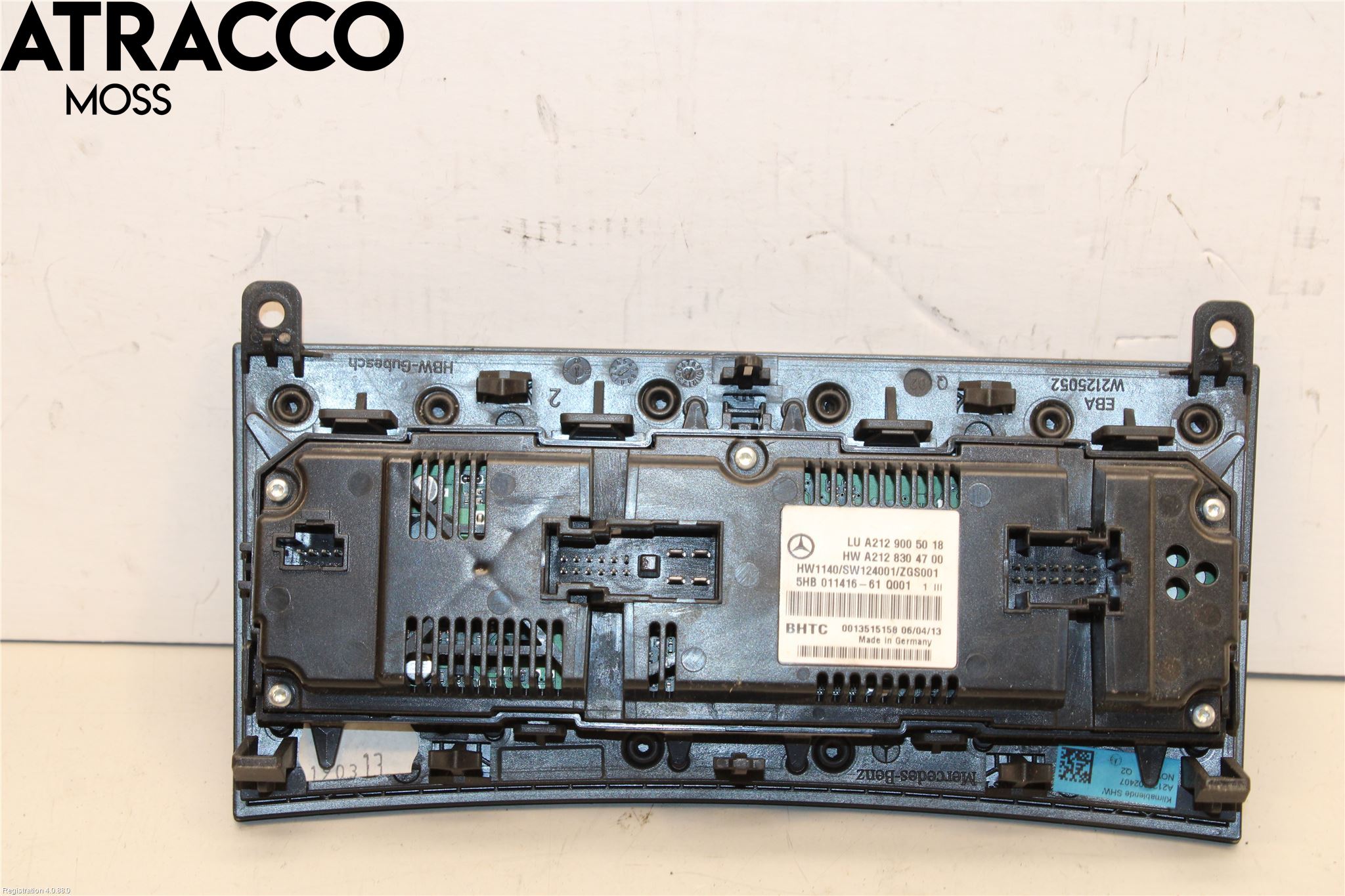 Mercedes-Benz MB E-KLASS (W212) 09-16 Varme Ac Betjening-Display