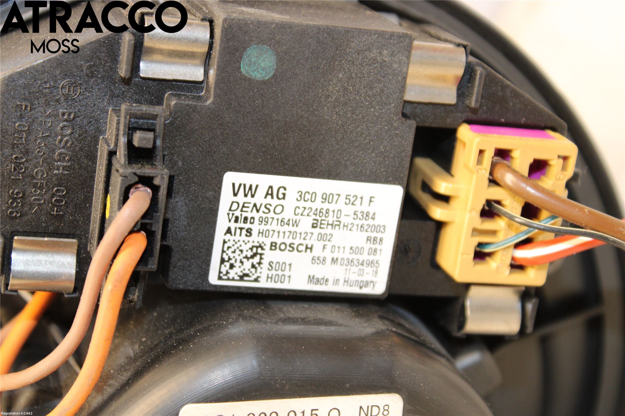 Volkswagen VW PASSAT 11-14 Varme Ac Varmeapparatvifte