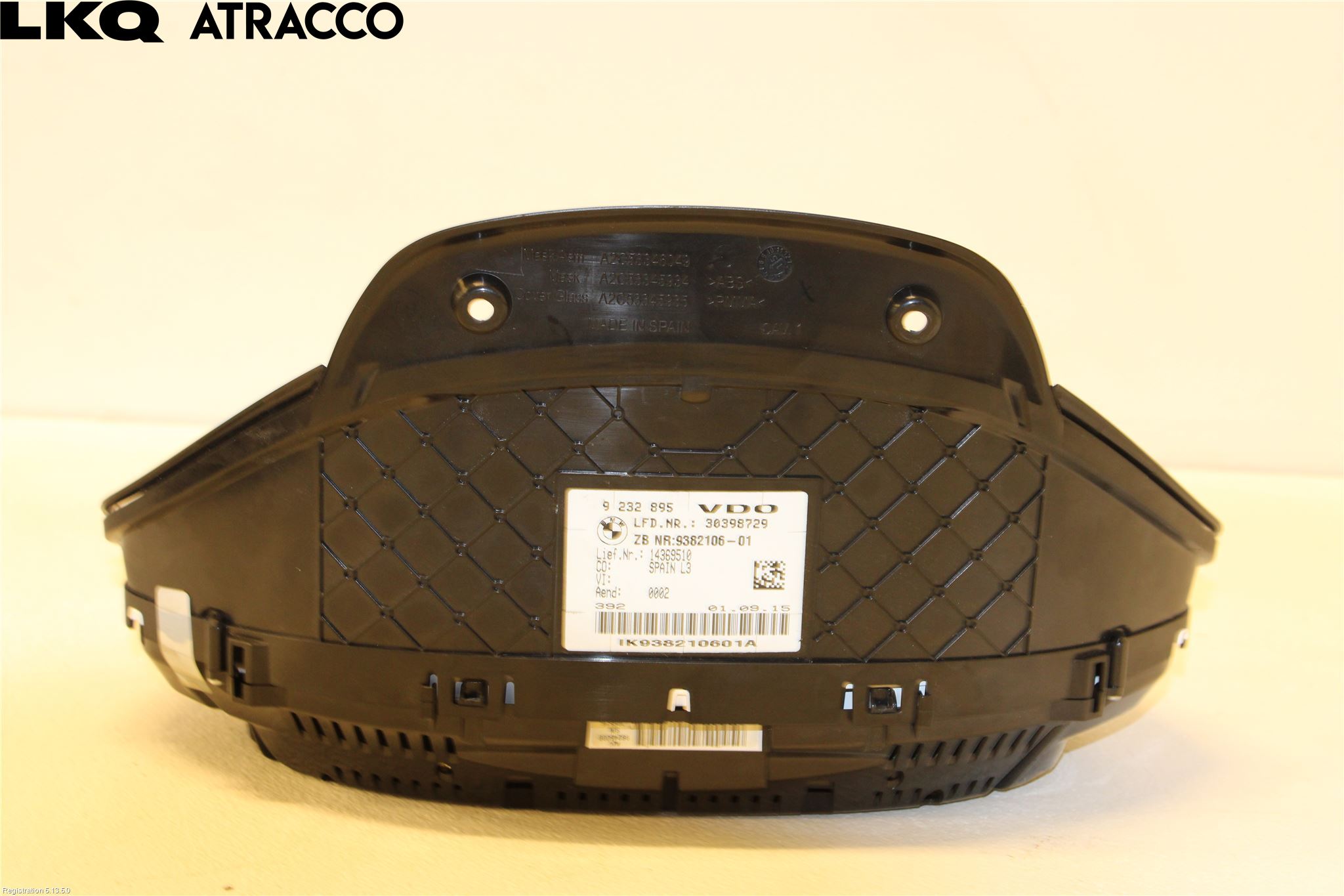 BMW 3 F30/F31/F80 12-19 Instr Kombinert