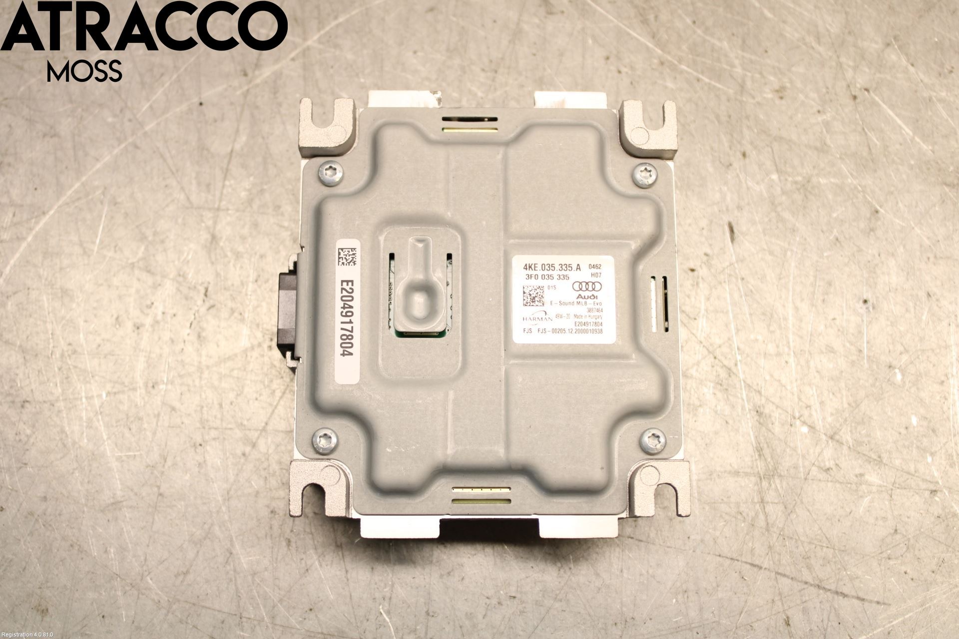 Audi E-TRON, S GE 19- Styreenhet Øvrig