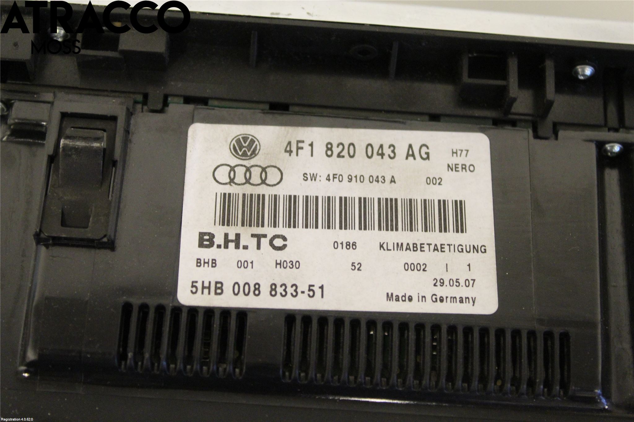 Audi A6/S6     05-11 Varme Ac Betjening-Display