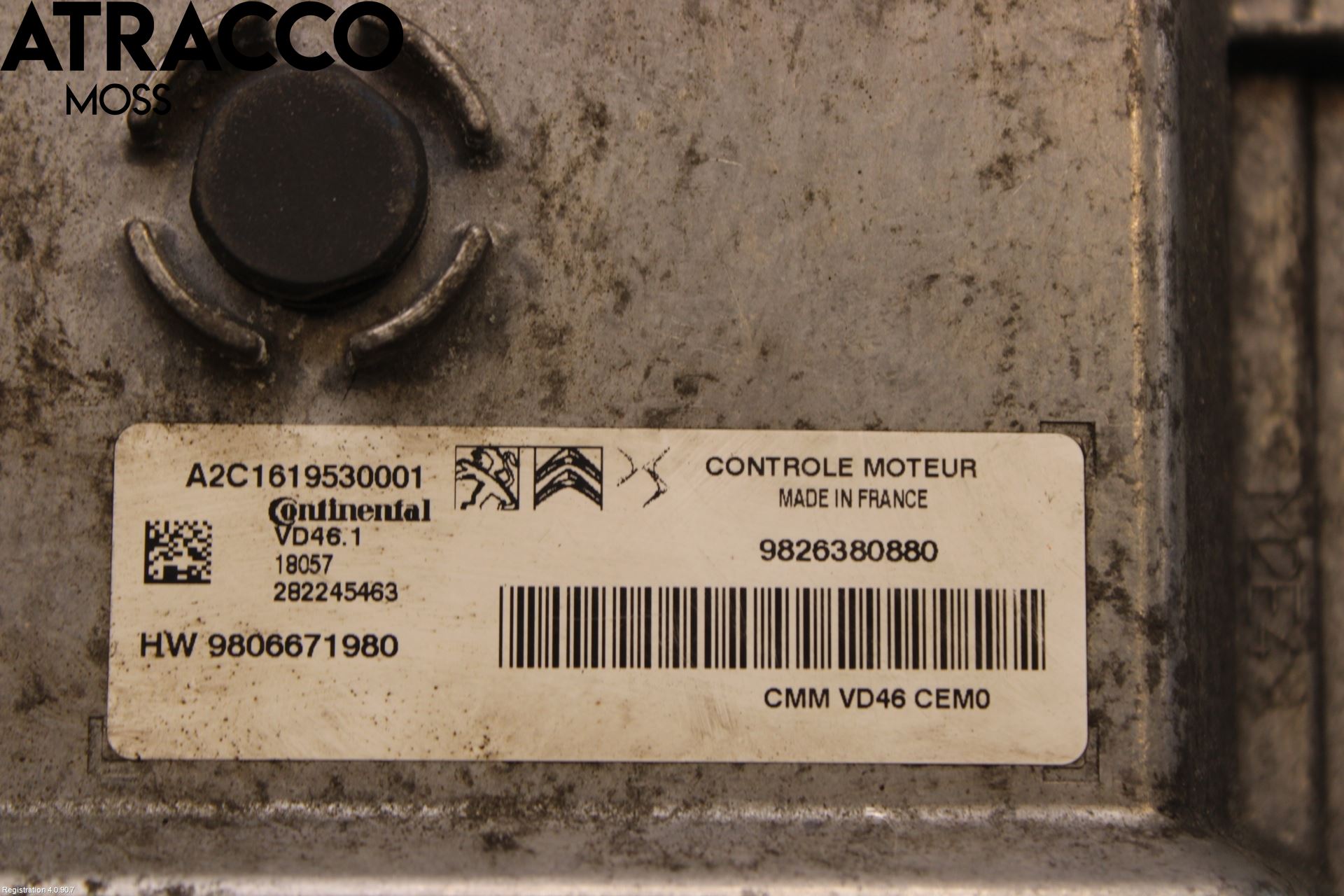 Peugeot 308 14-21 Styreenhet Innsprøytning