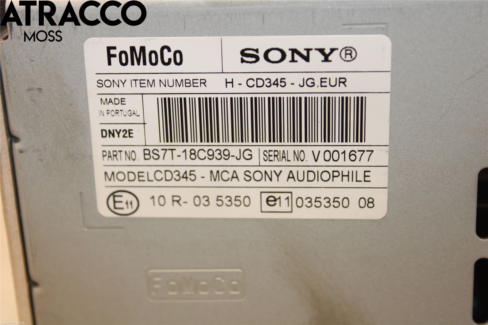 Ford S-MAX 06-15 Stereo Radio Med Cd