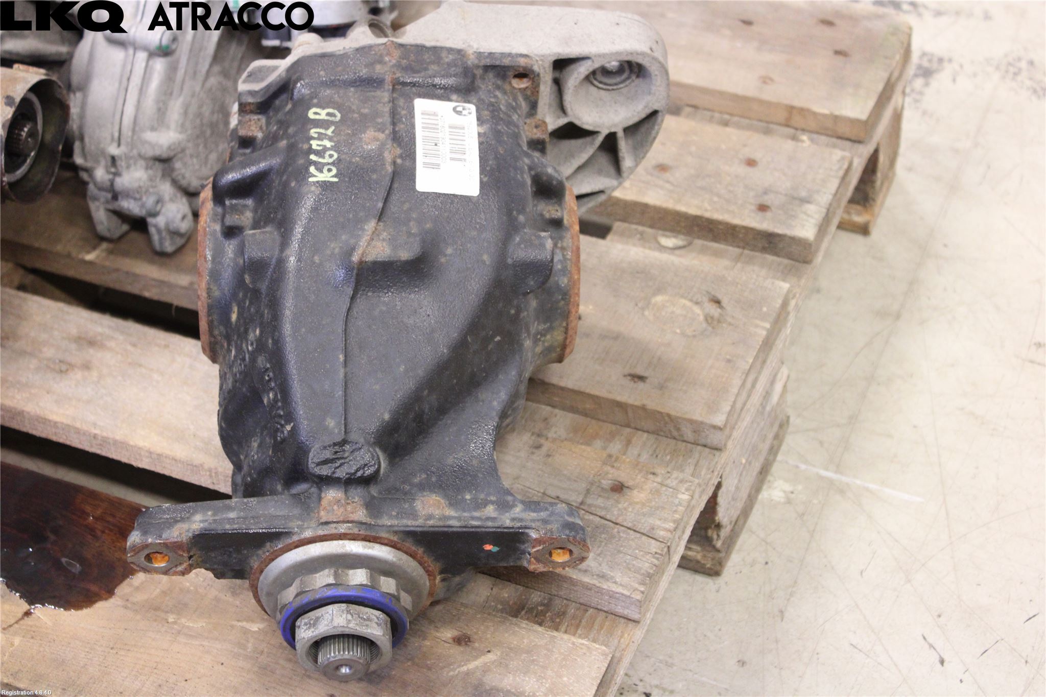 BMW X3 F25 10-17 Bakaksel Kardang Bak -Diff