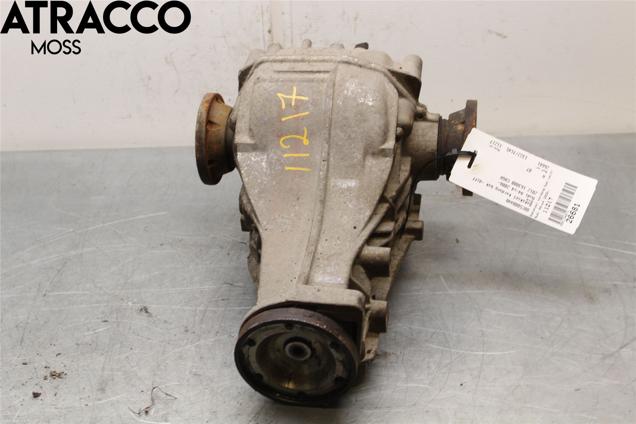 Audi A4/S4 08-11 Bakaksel Kardang Bak -Diff