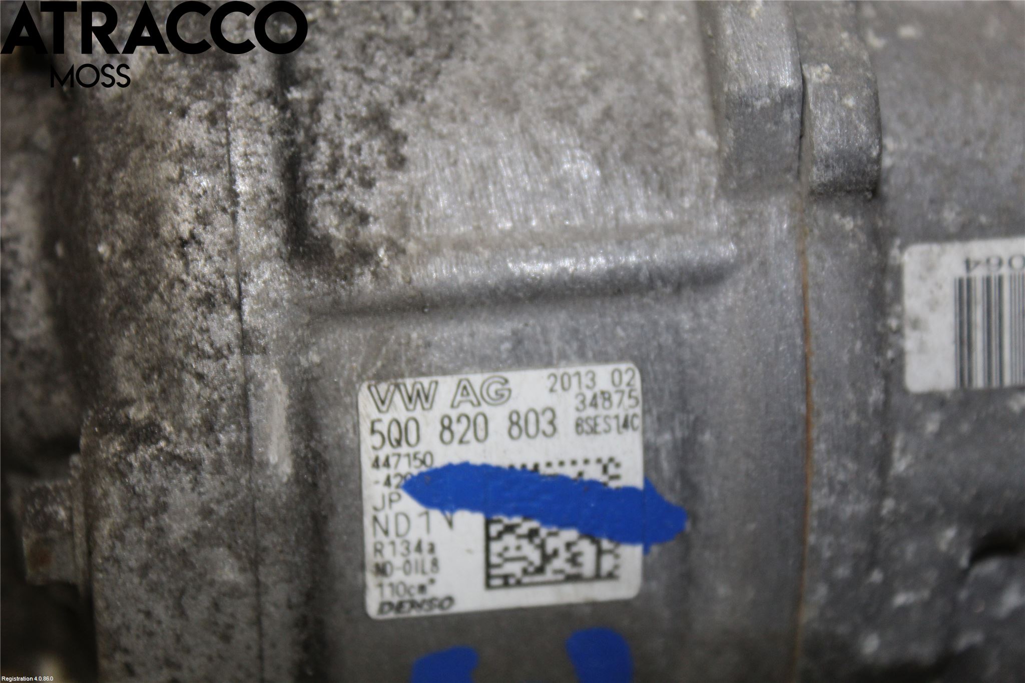 Volkswagen VW GOLF / E-GOLF VII 13-20 Varme Ac Kompressor