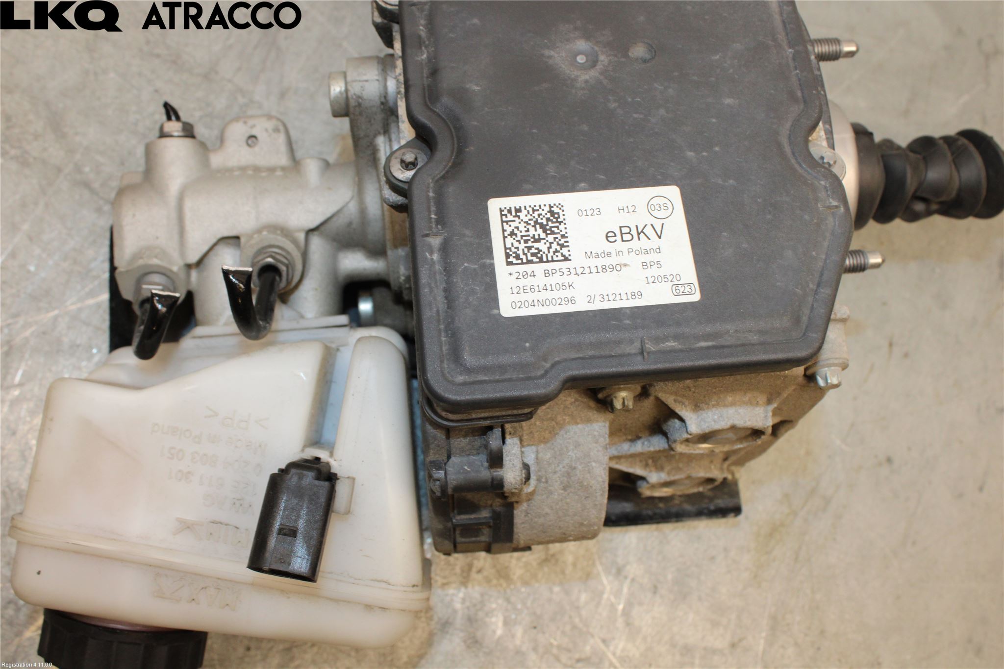 Volkswagen VW UP! / E-UP! Bremsekraftregulator