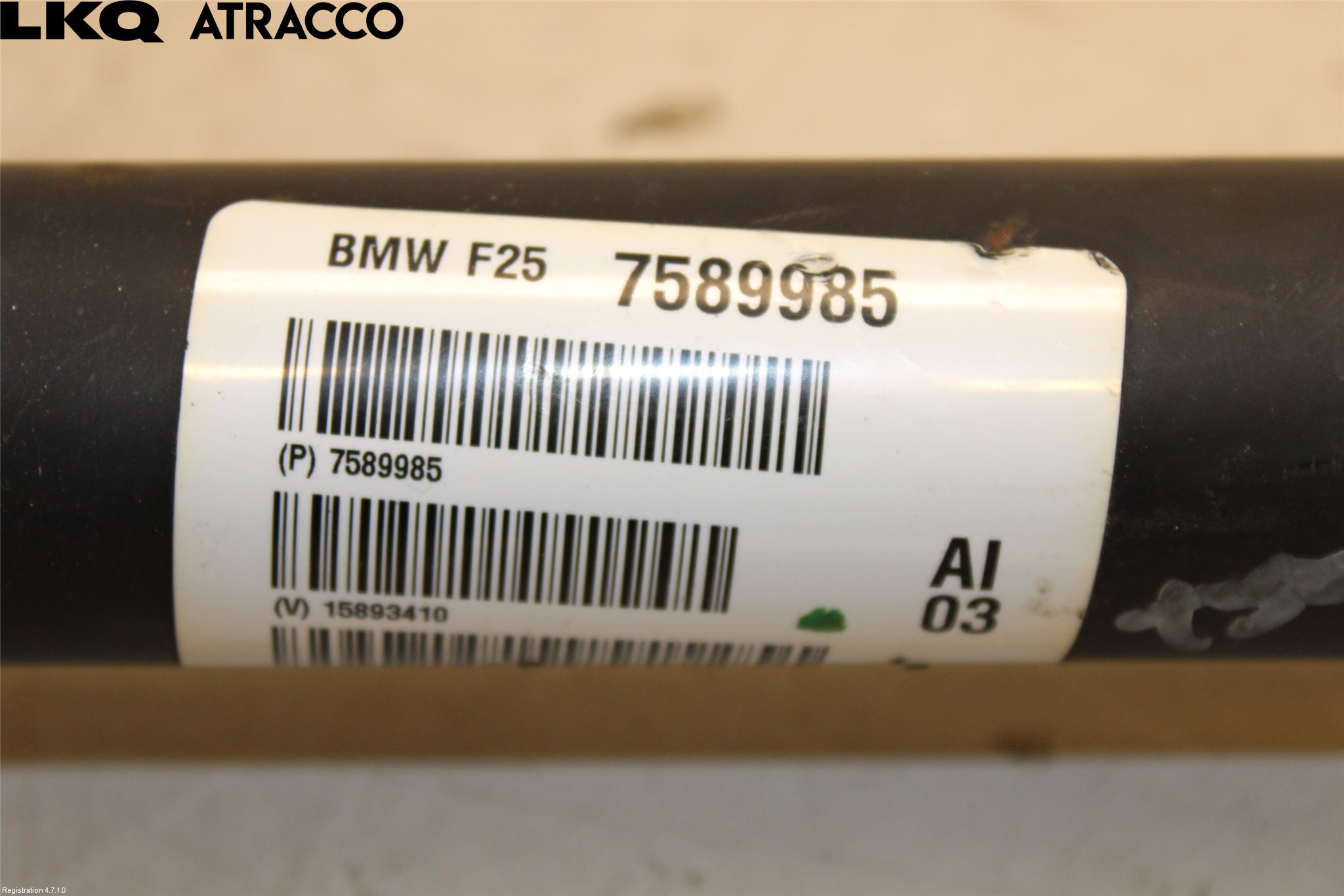 BMW X3 F25 10-17 Mellomaksel Fremre 4Wd