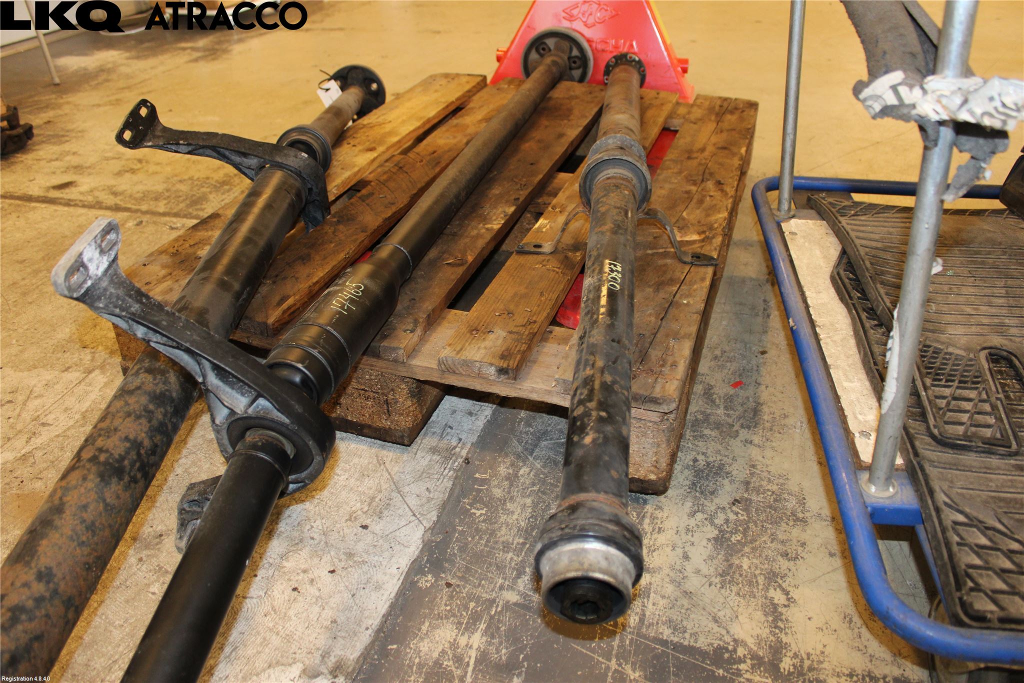 Audi A7/S7 4G 11-17 Mellomaksel Bakre