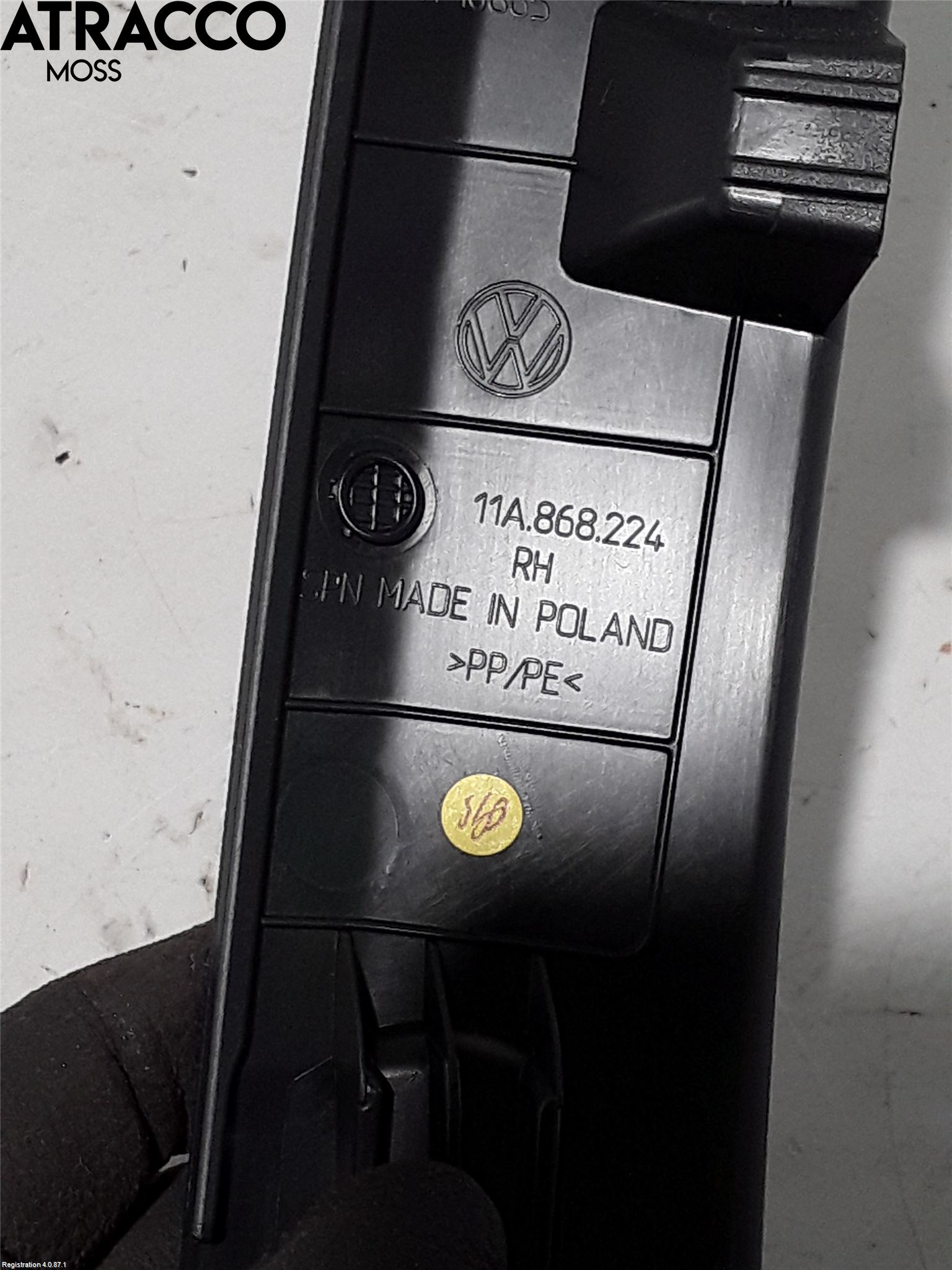 Volkswagen VW ID.4 21- Innr Deksel A-B-C Stolpe