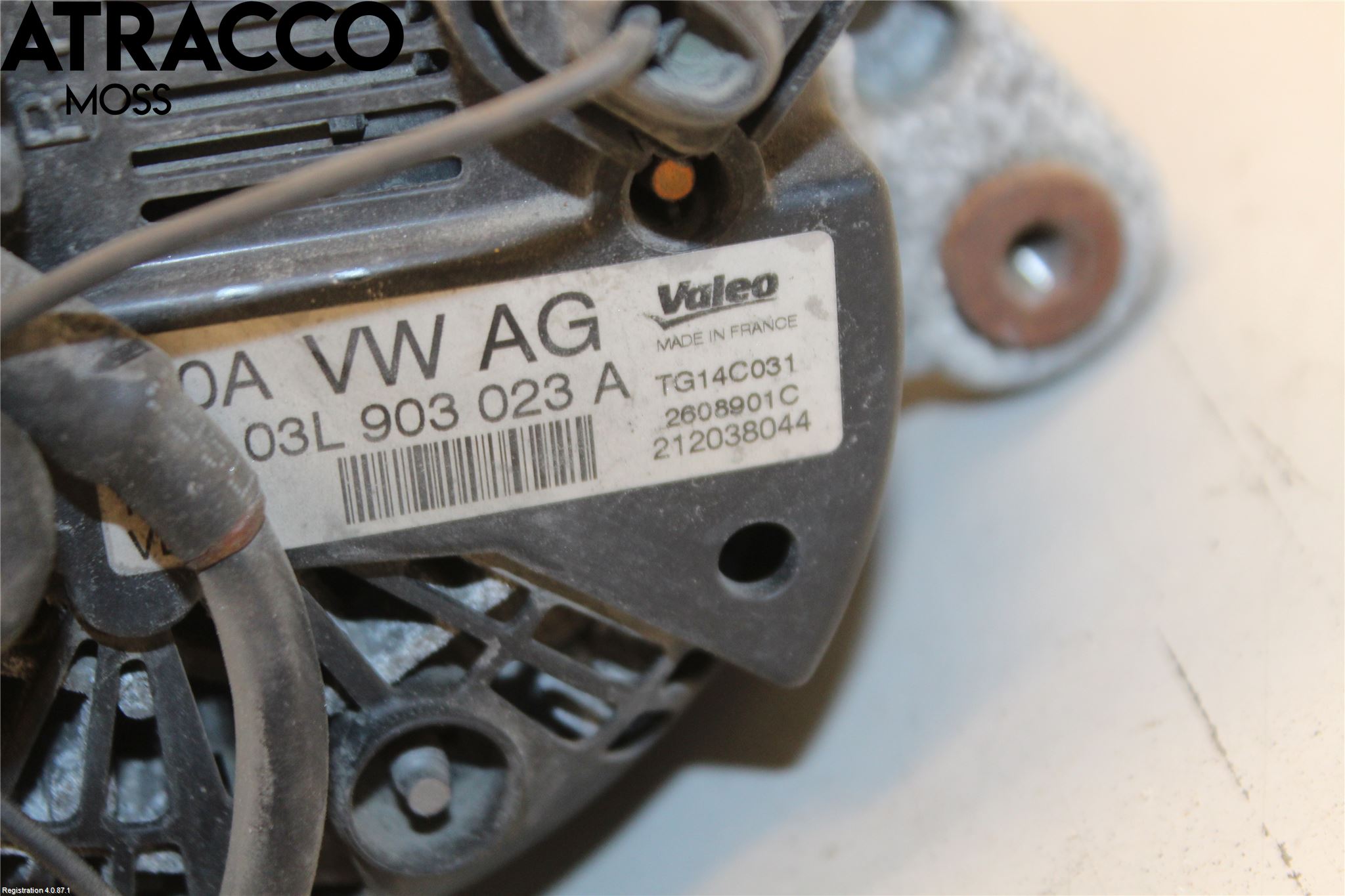 Volkswagen VW TOURAN 10-15 Dynamo