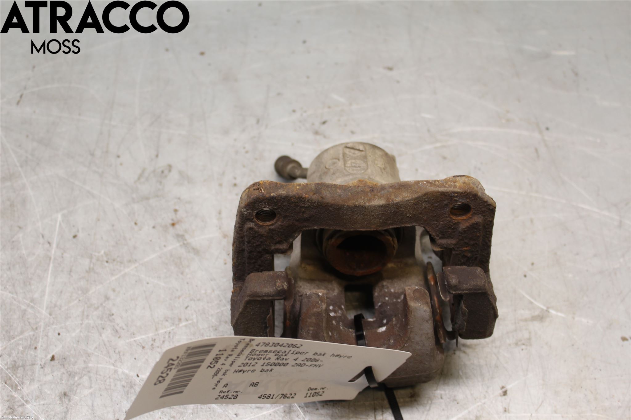 Toyota RAV 4 06-12 Bremsecaliper Bak Høyre