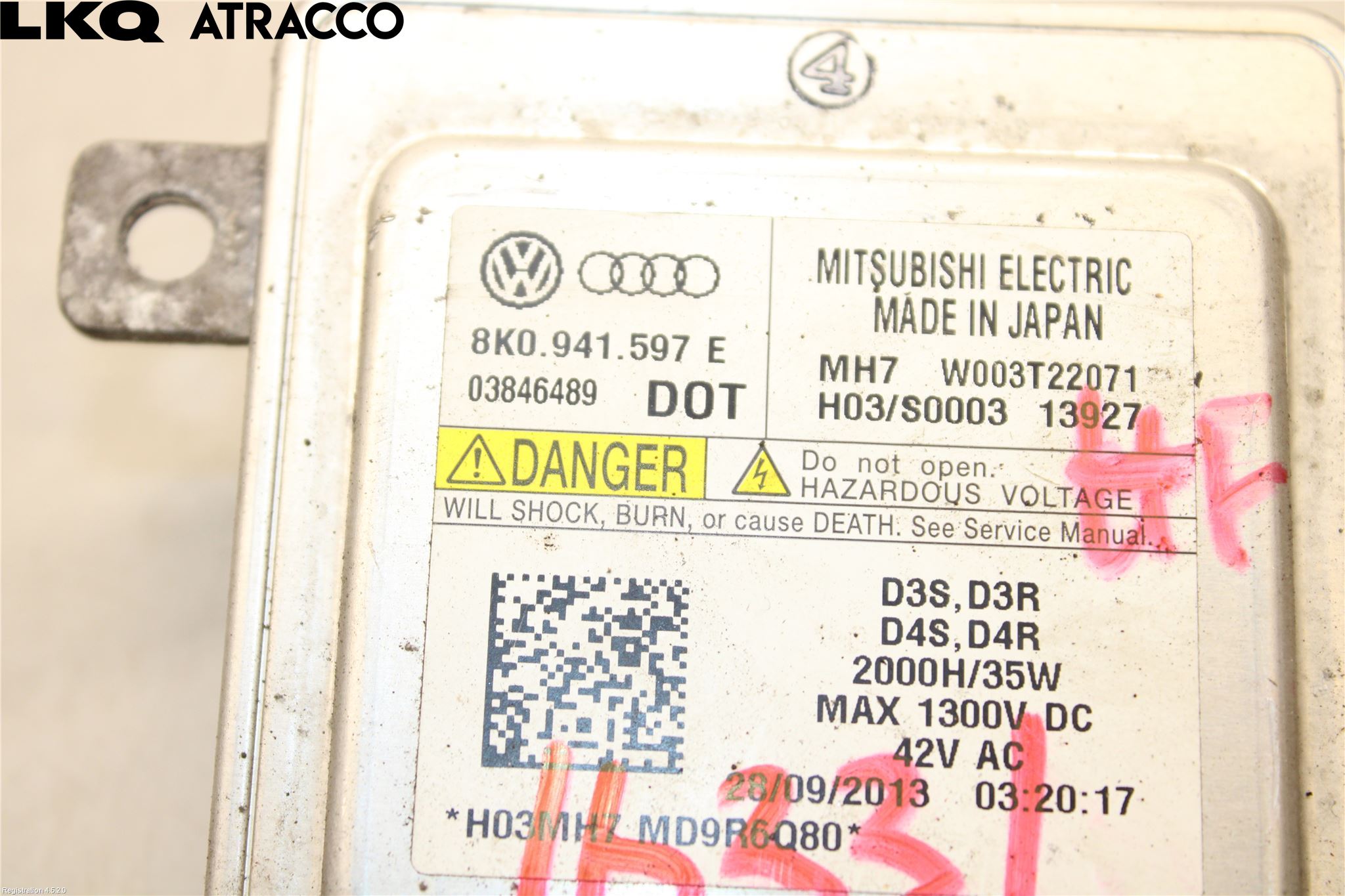 Volkswagen VW GOLF / E-GOLF VII 13-20 Styreenhet Xenon