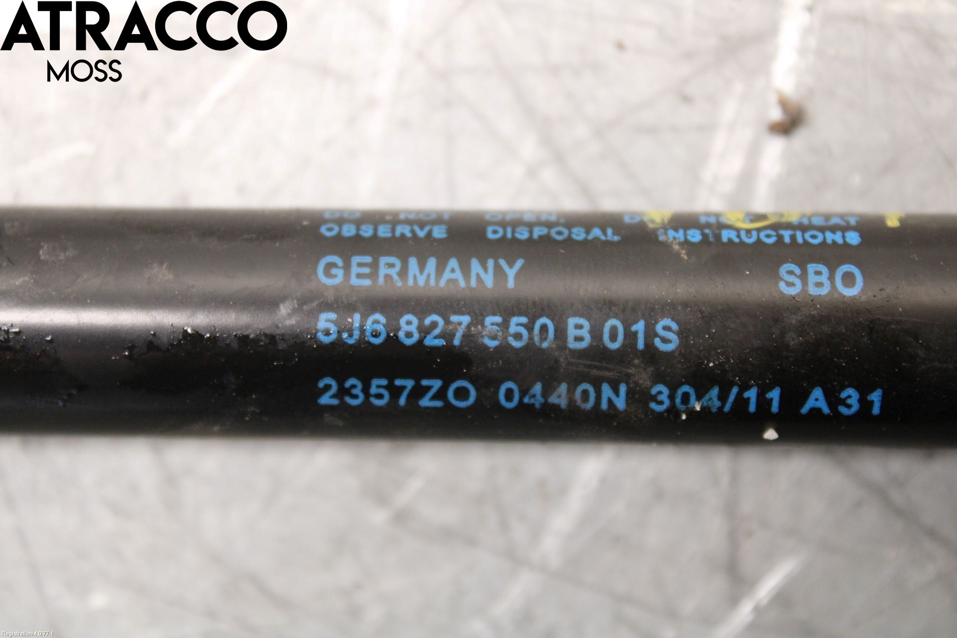 Skoda FABIA 07-14 Bakluke Demper-Gassfjær