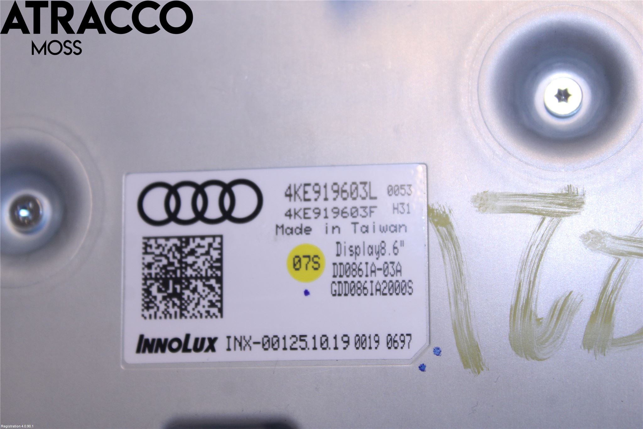 Audi E-TRON, S GE 19- Multifunktionsdisplay