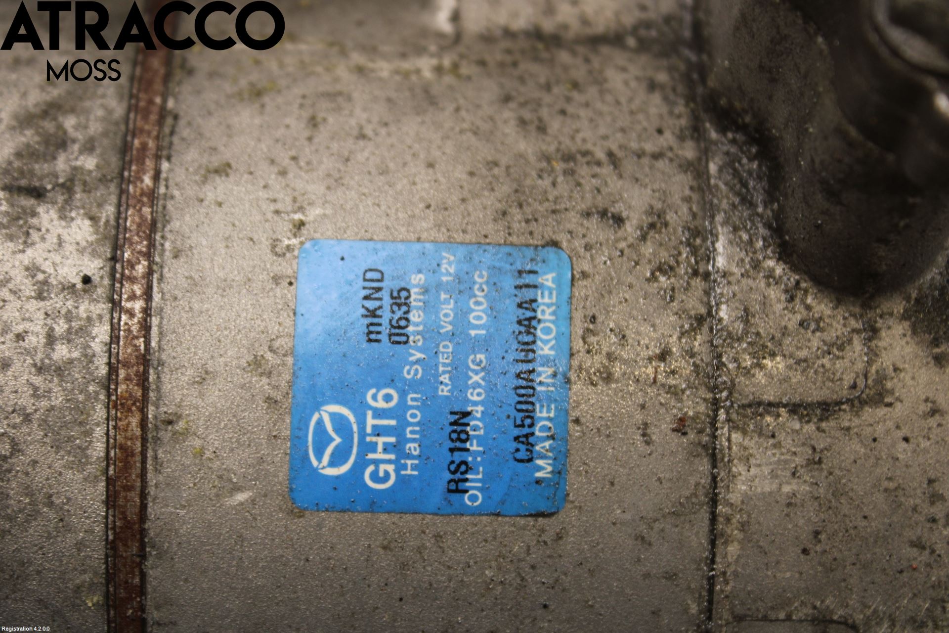 Mazda 6 13- Varme Ac Kompressor