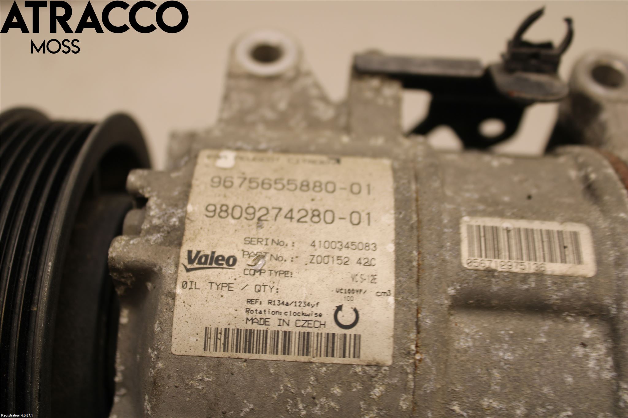 Peugeot 308 14-21 Varme Ac Kompressor