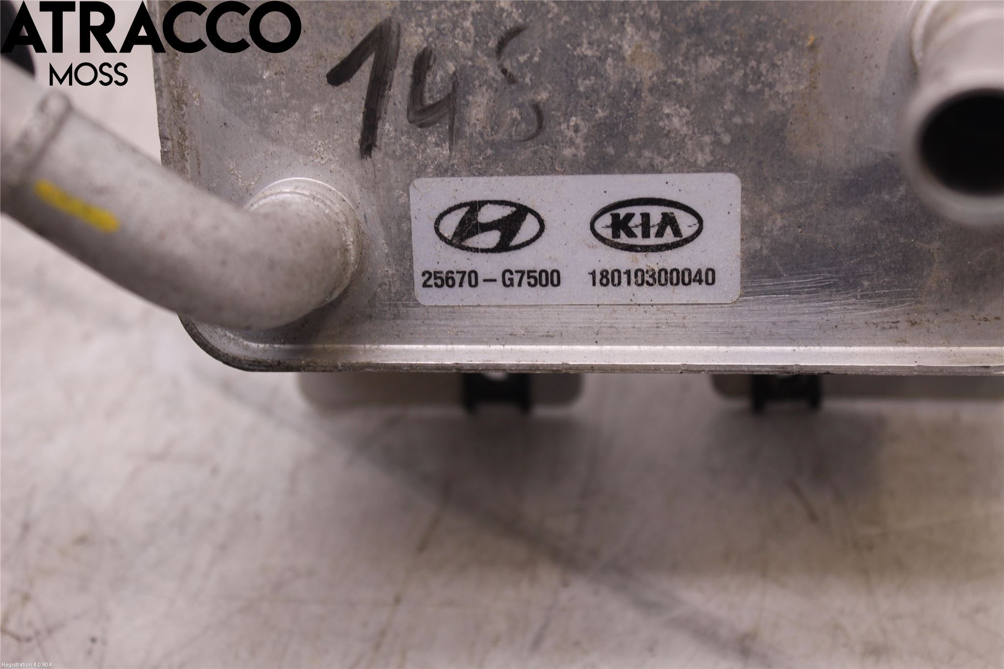 Hyundai IONIQ AE 17-22 Varme Ac Kondenser-Kjøler