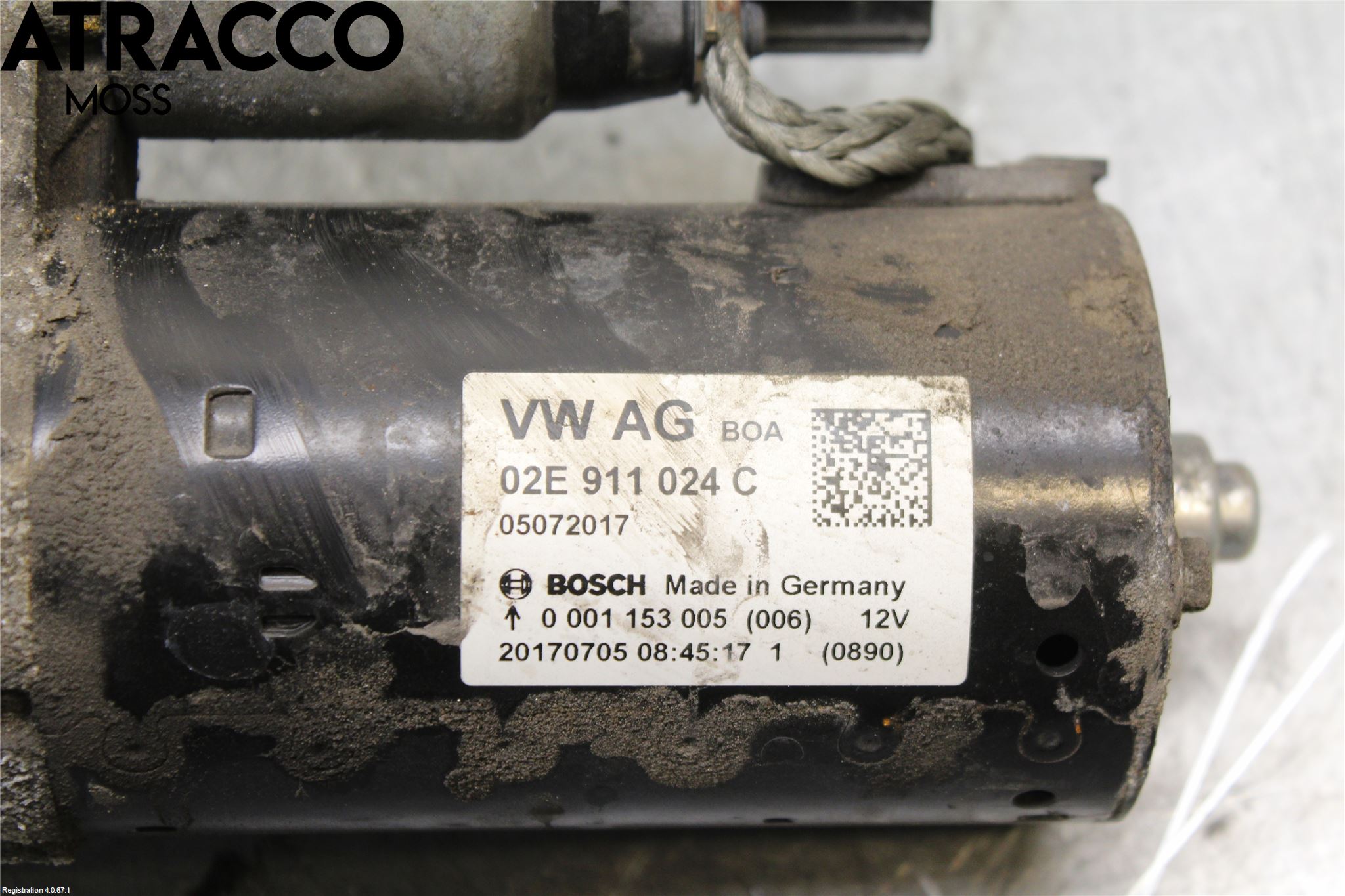 Volkswagen VW CADDY 16-20 Startmotor Diesel