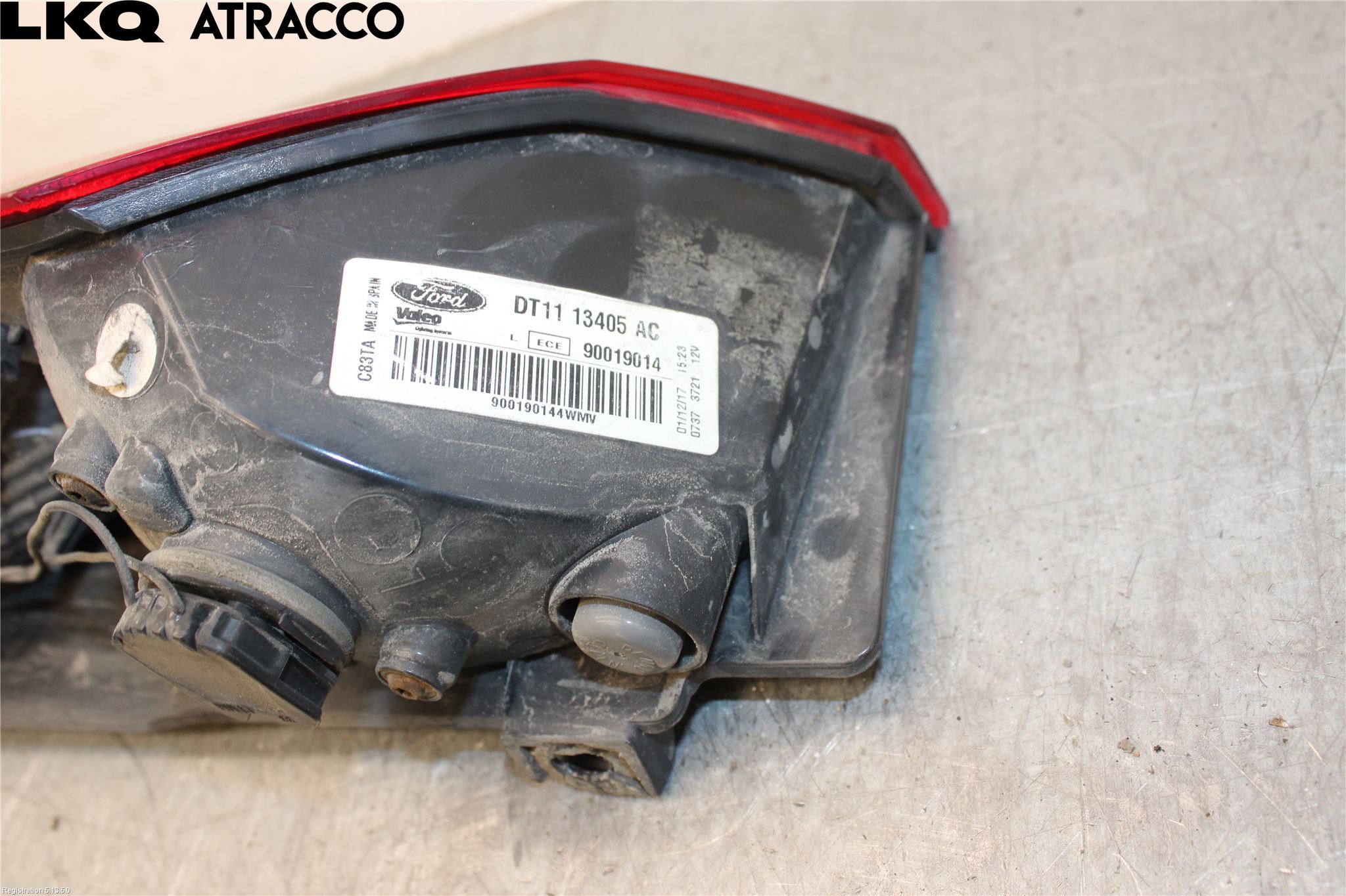 Ford TRANSIT/TOURNEO CONNECT 13-22 Baklykt Venstre