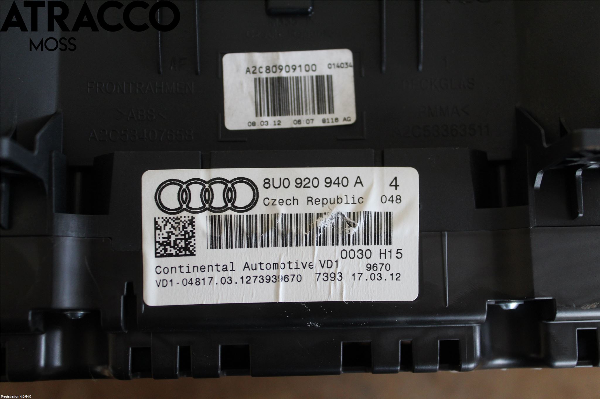 Audi Q3 8U 12-18 Instr Kombinert