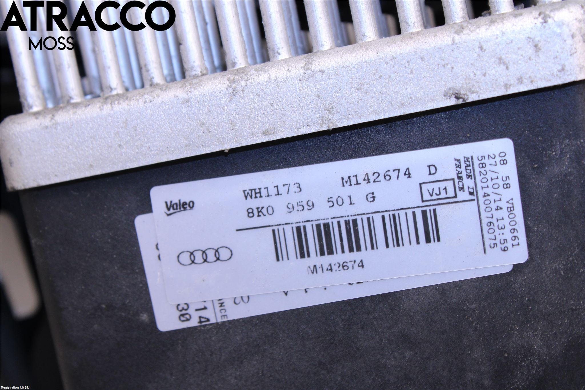 Audi A4/S4 08-11 Kjølevifte Elektrisk