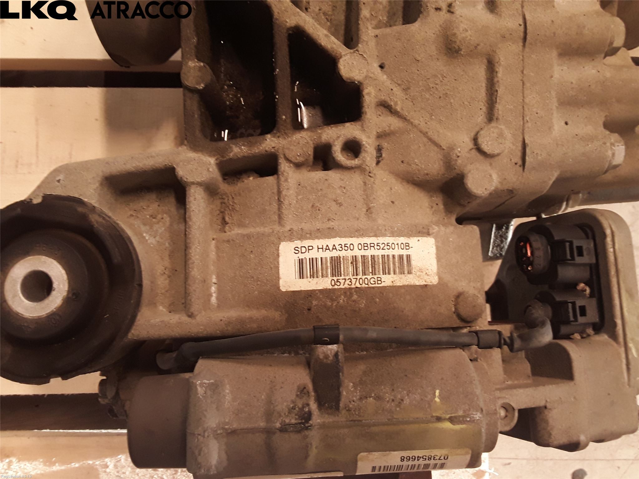 Volkswagen VW GOLF VI 09-13 Bakaksel Kardang Bak -Diff