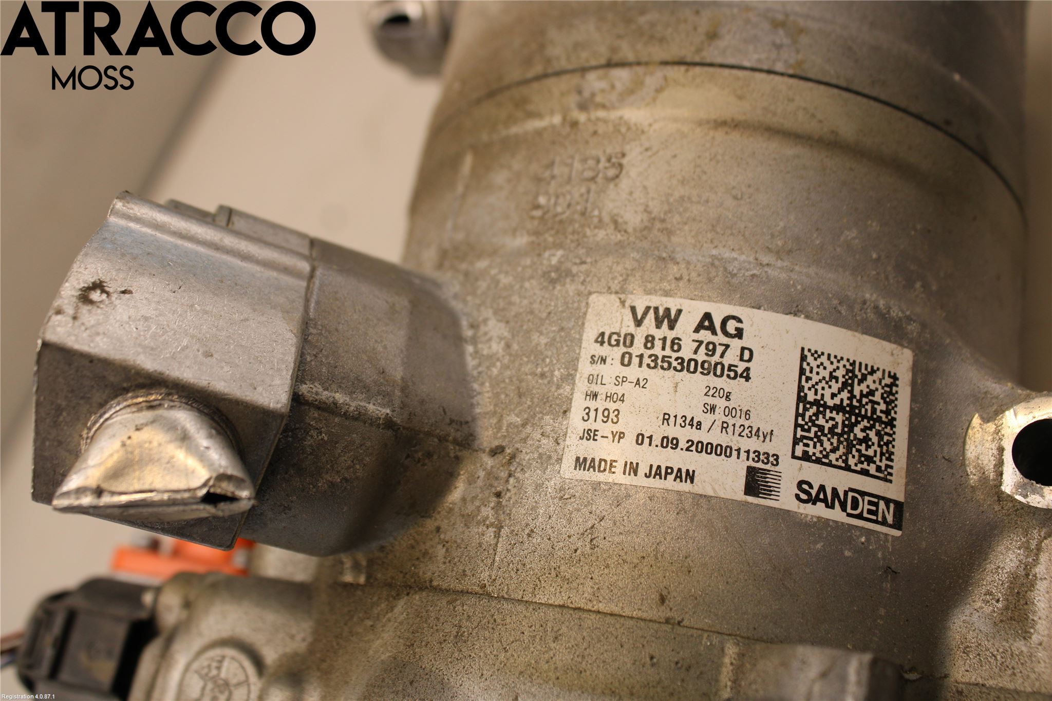 Audi E-TRON, S GE 19- Varme Ac Kompressor