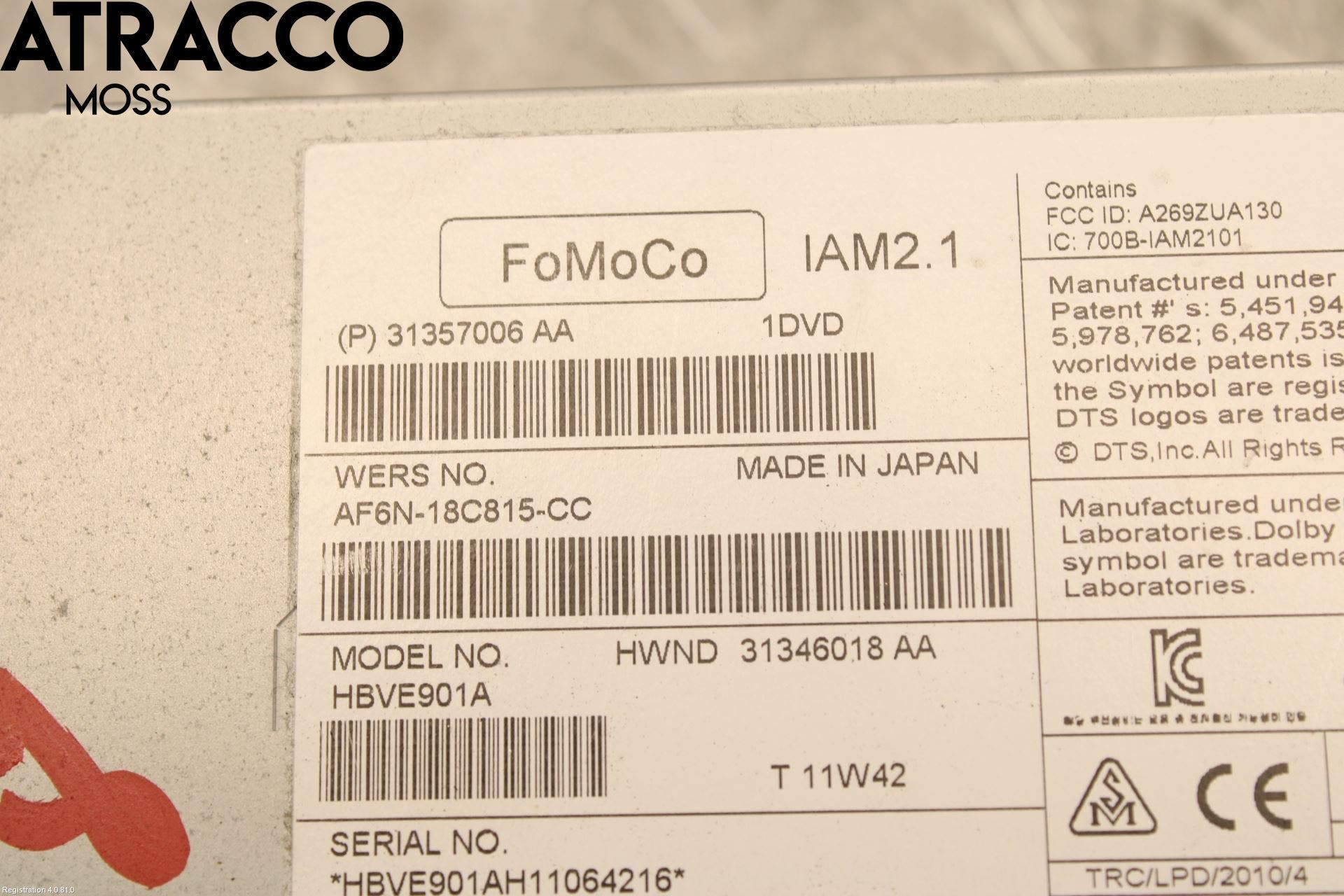 Volvo V60 11-13 Stereo Radio Med Cd