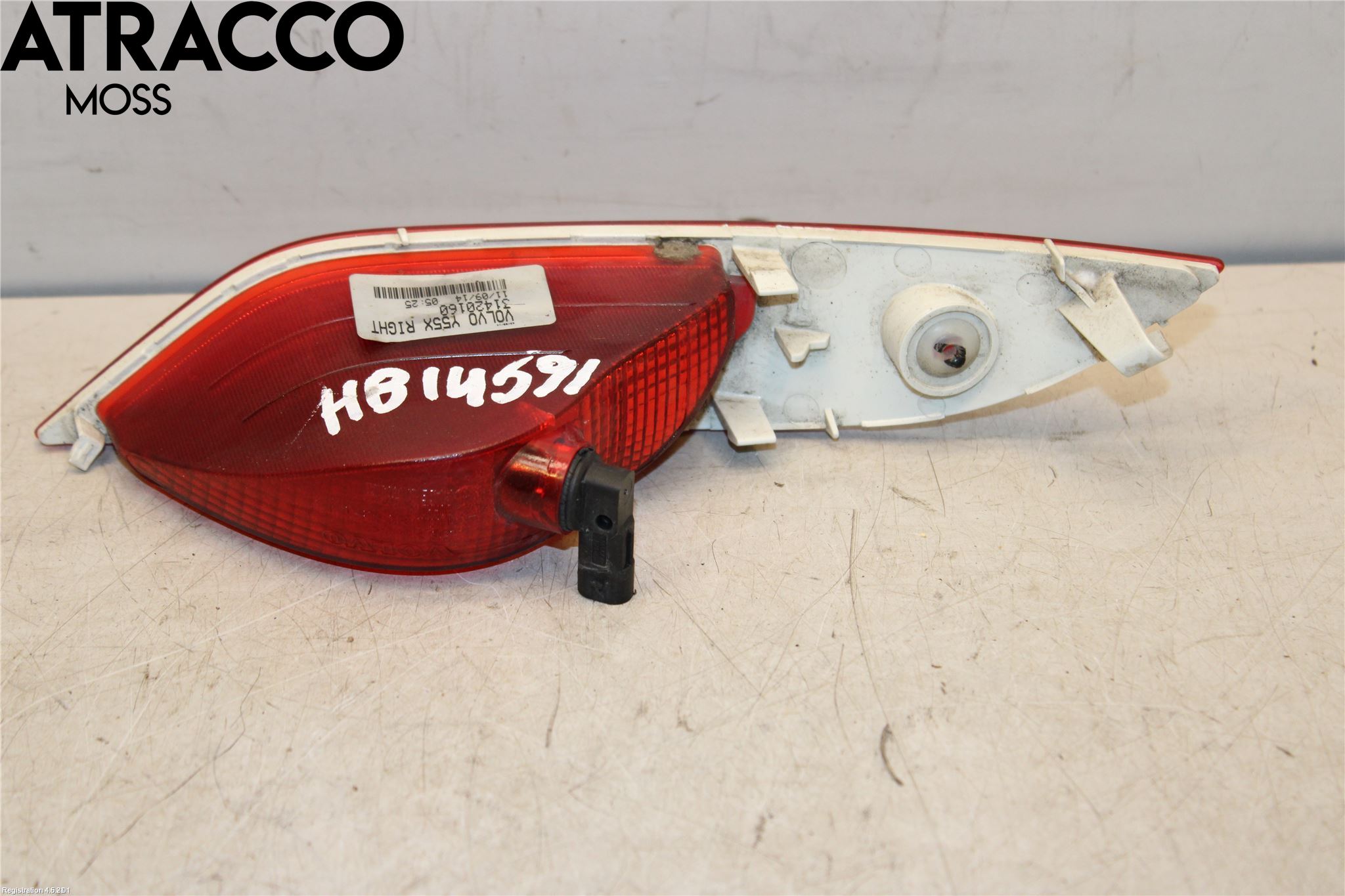 Volvo V40 12-19 Baklykt Ryggelys-Tåkelys